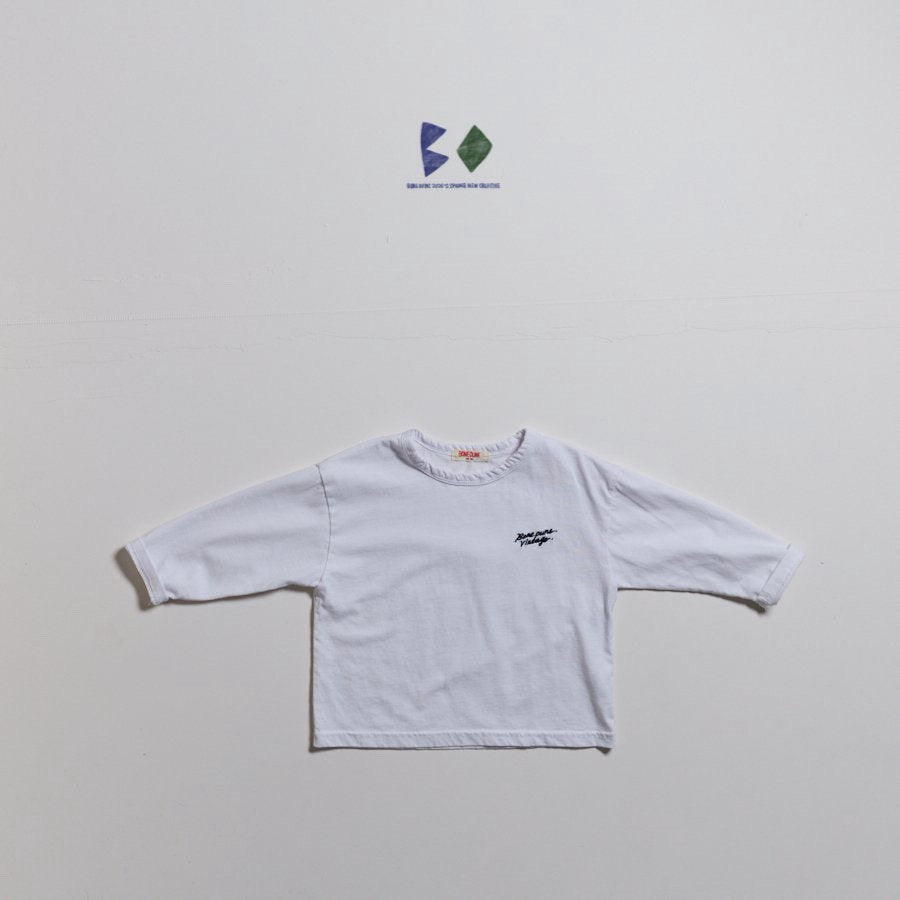 《予約》Embroidered Single T-shirt / Boneoune