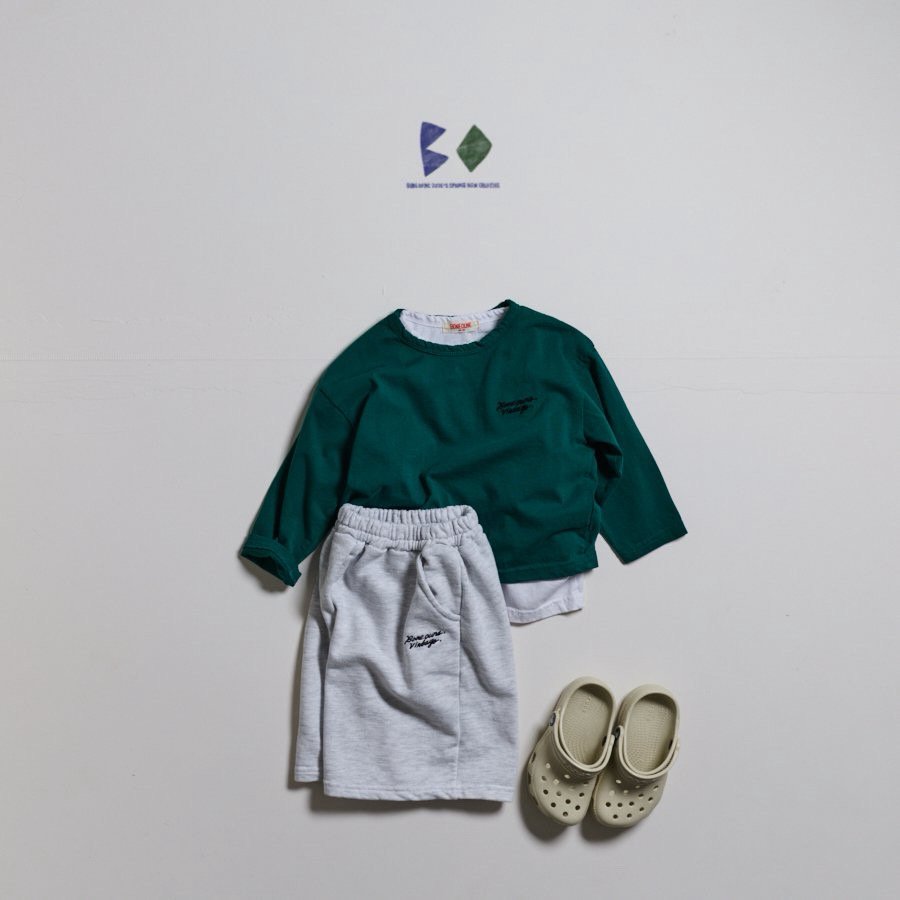 《予約》Embroidered Single T-shirt / Boneoune