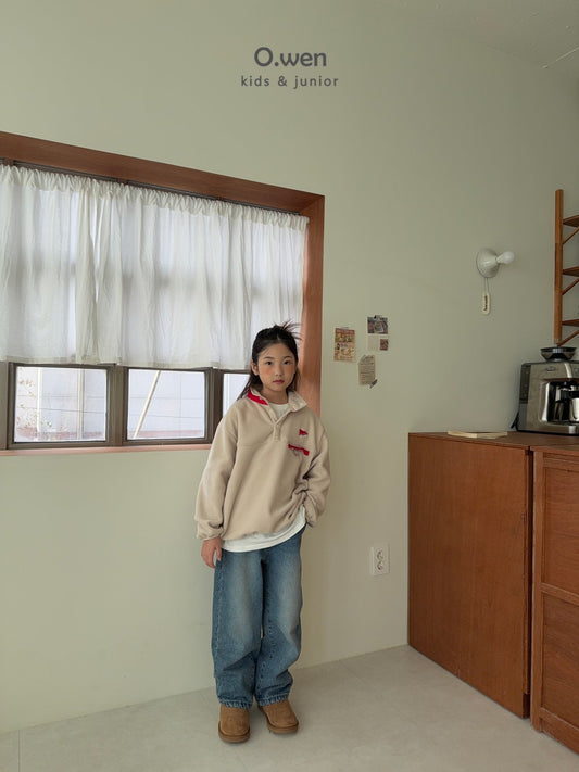 《予約》Glossy Fleece Anorak / O.wen