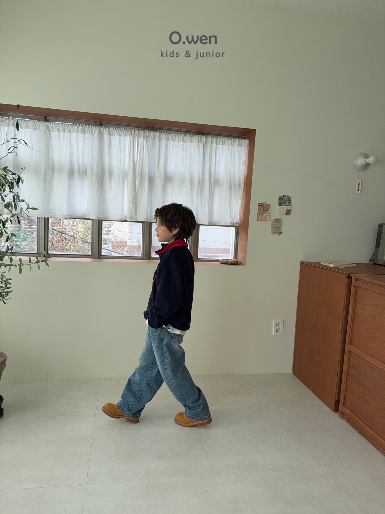 《予約》Glossy Fleece Anorak / O.wen