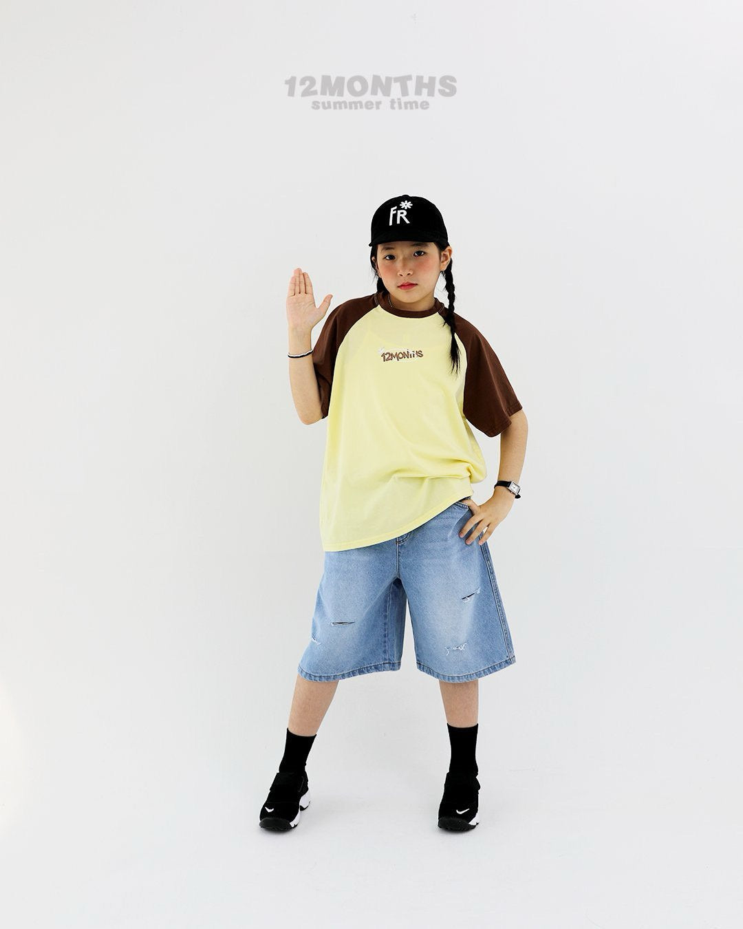 《予約》Crown Raglan Tee / 12months