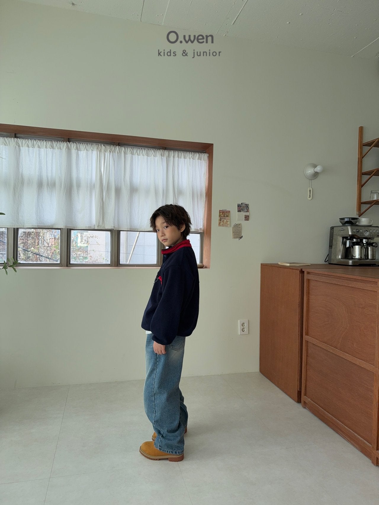 《予約》Glossy Fleece Anorak / O.wen