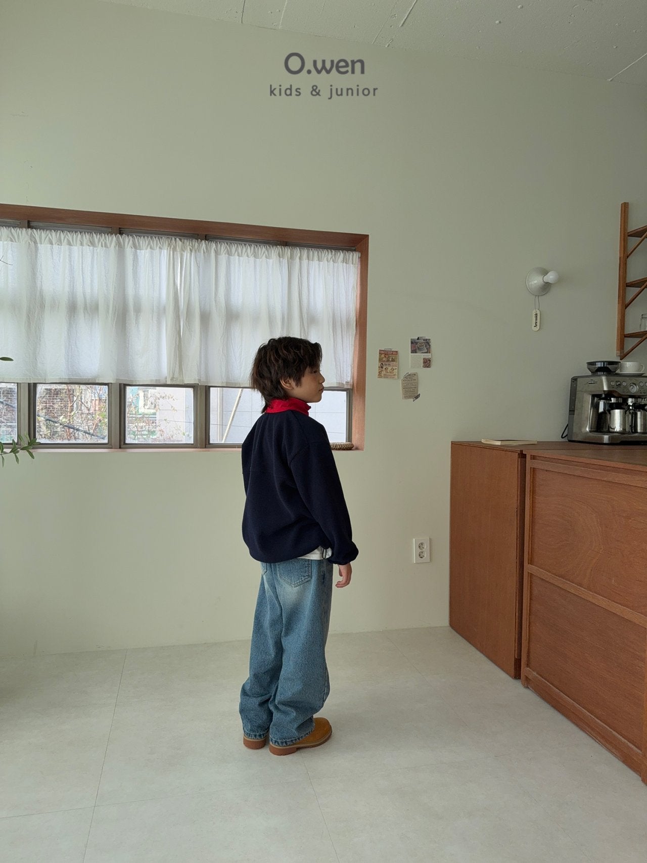 《予約》Glossy Fleece Anorak / O.wen