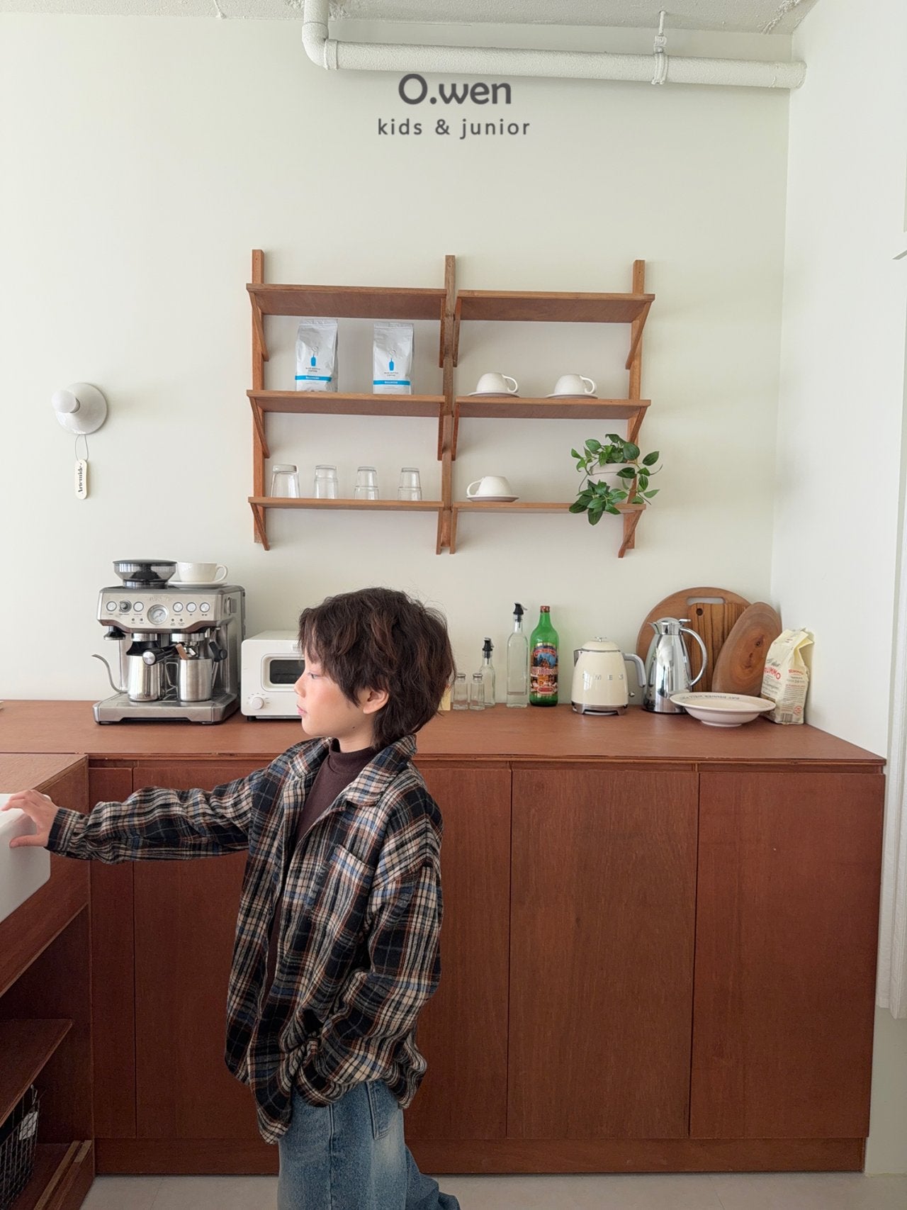 《予約》Rib Check Shirt / O.wen