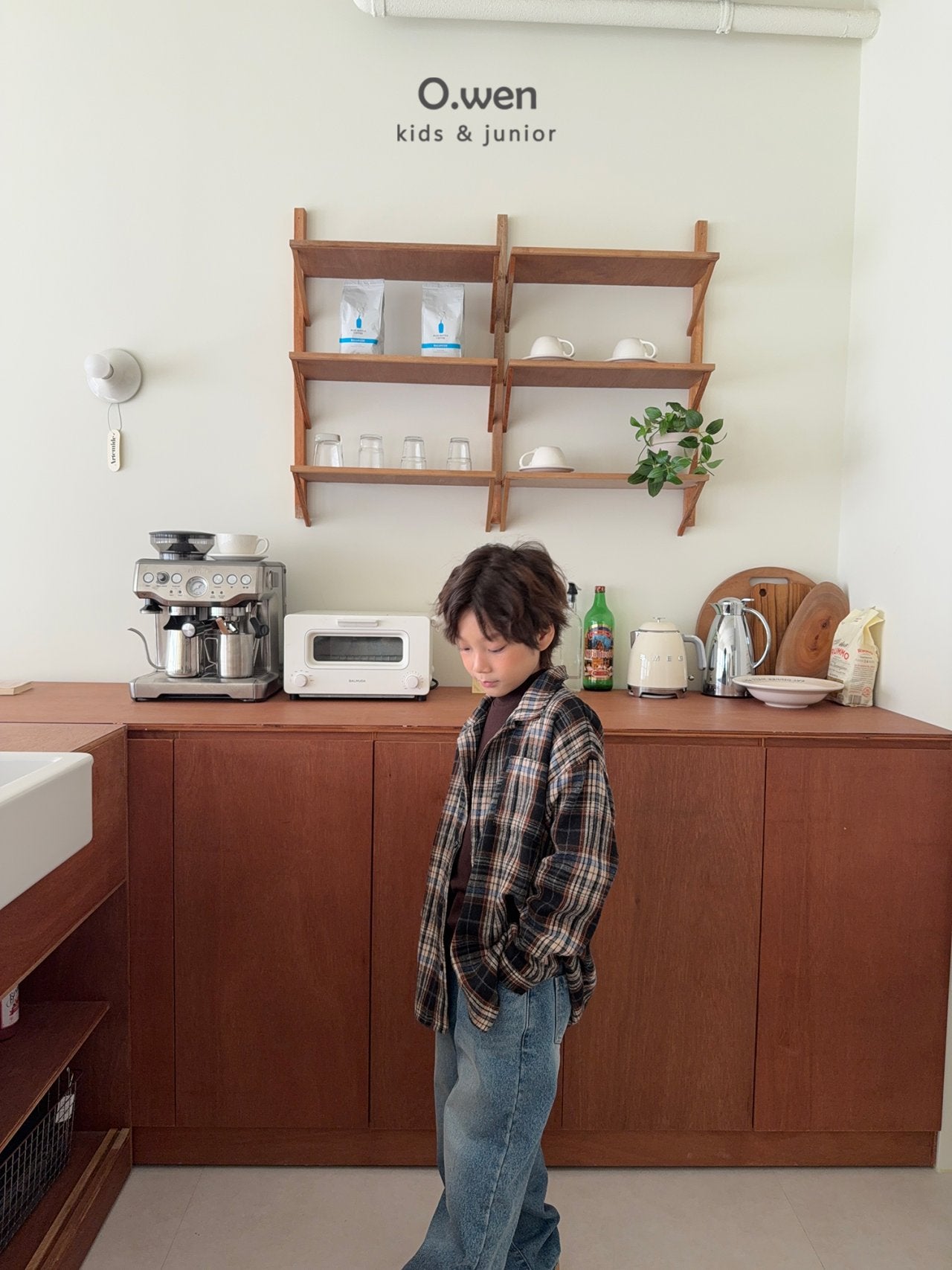 《予約》Rib Check Shirt / O.wen