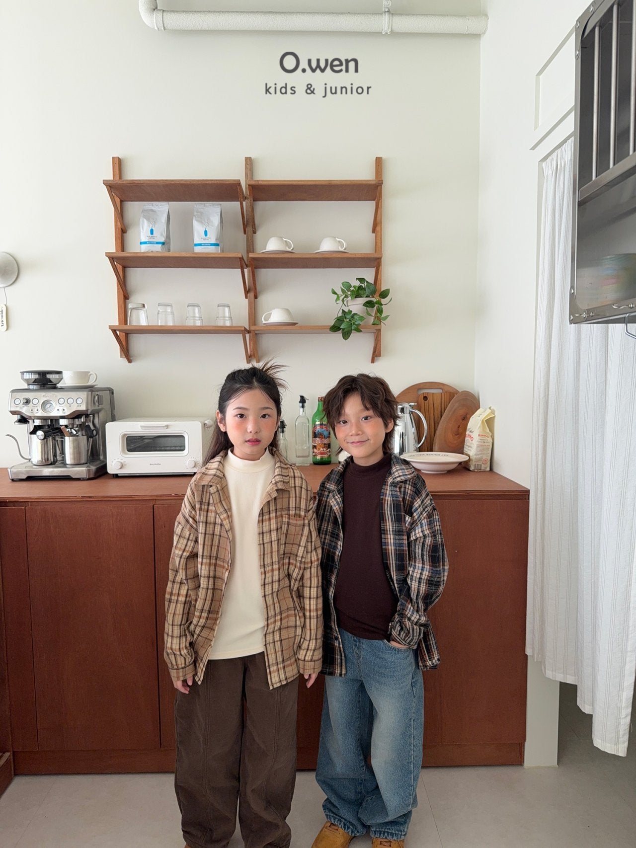 《予約》Rib Check Shirt / O.wen