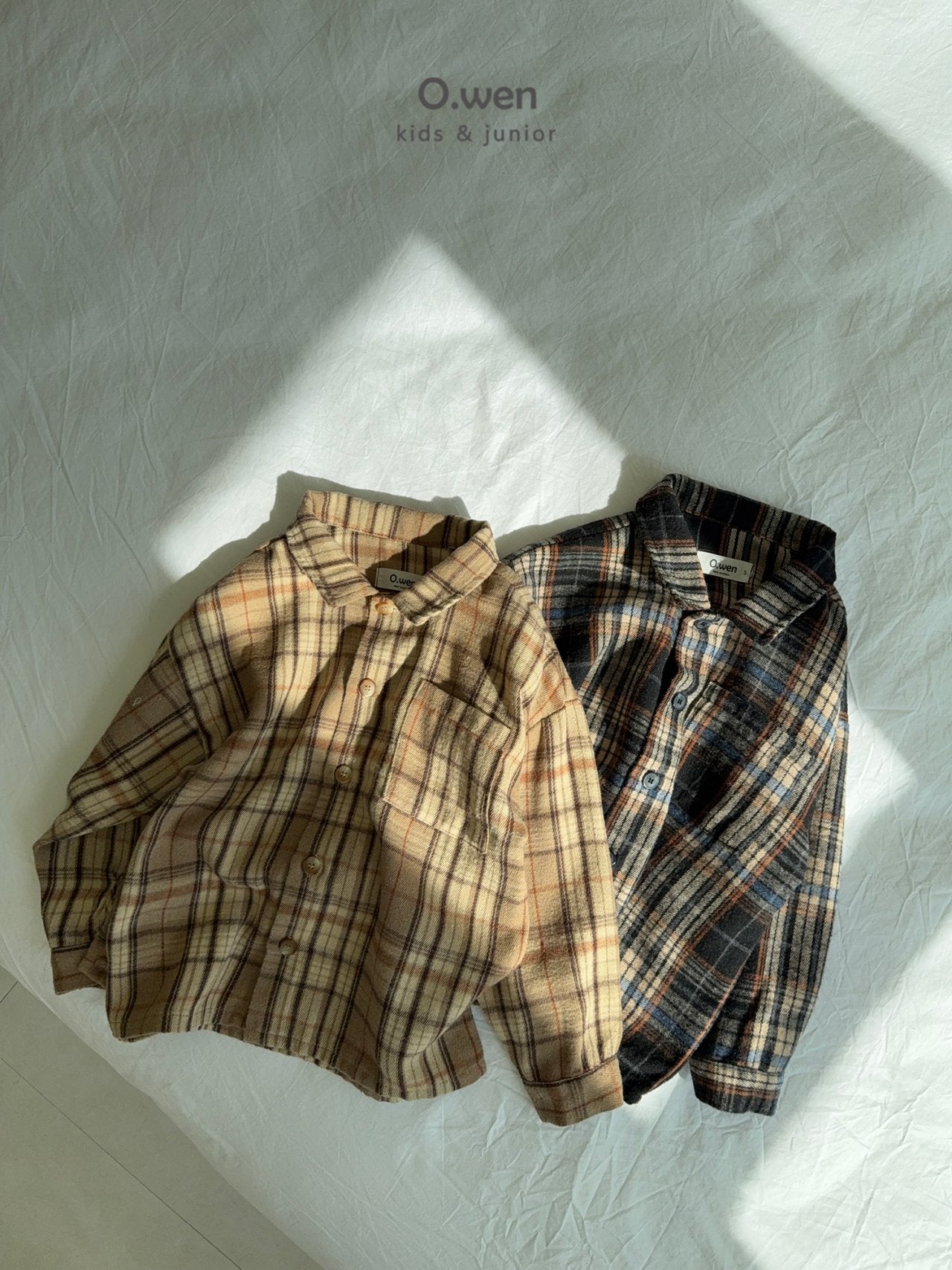 《予約》Rib Check Shirt / O.wen
