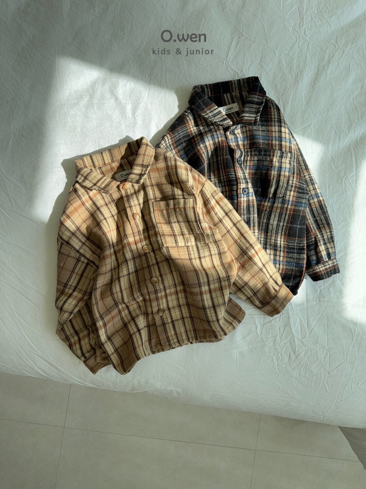 《予約》Rib Check Shirt / O.wen