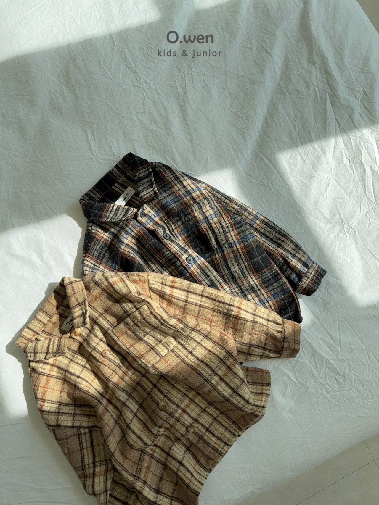 《予約》Rib Check Shirt / O.wen