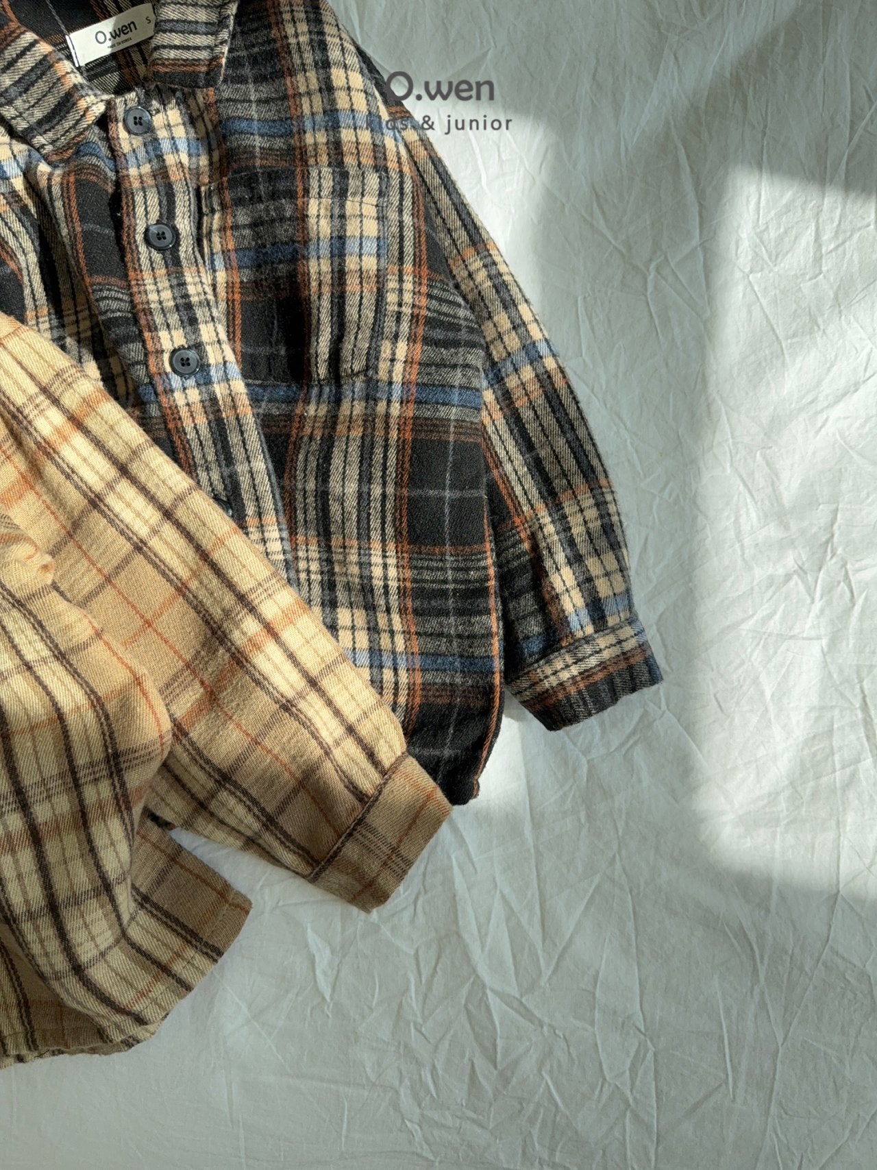 《予約》Rib Check Shirt / O.wen