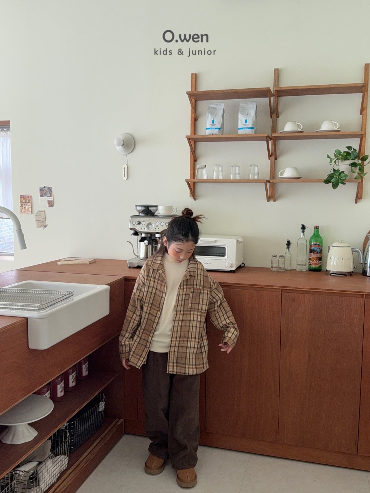 《予約》Rib Check Shirt / O.wen