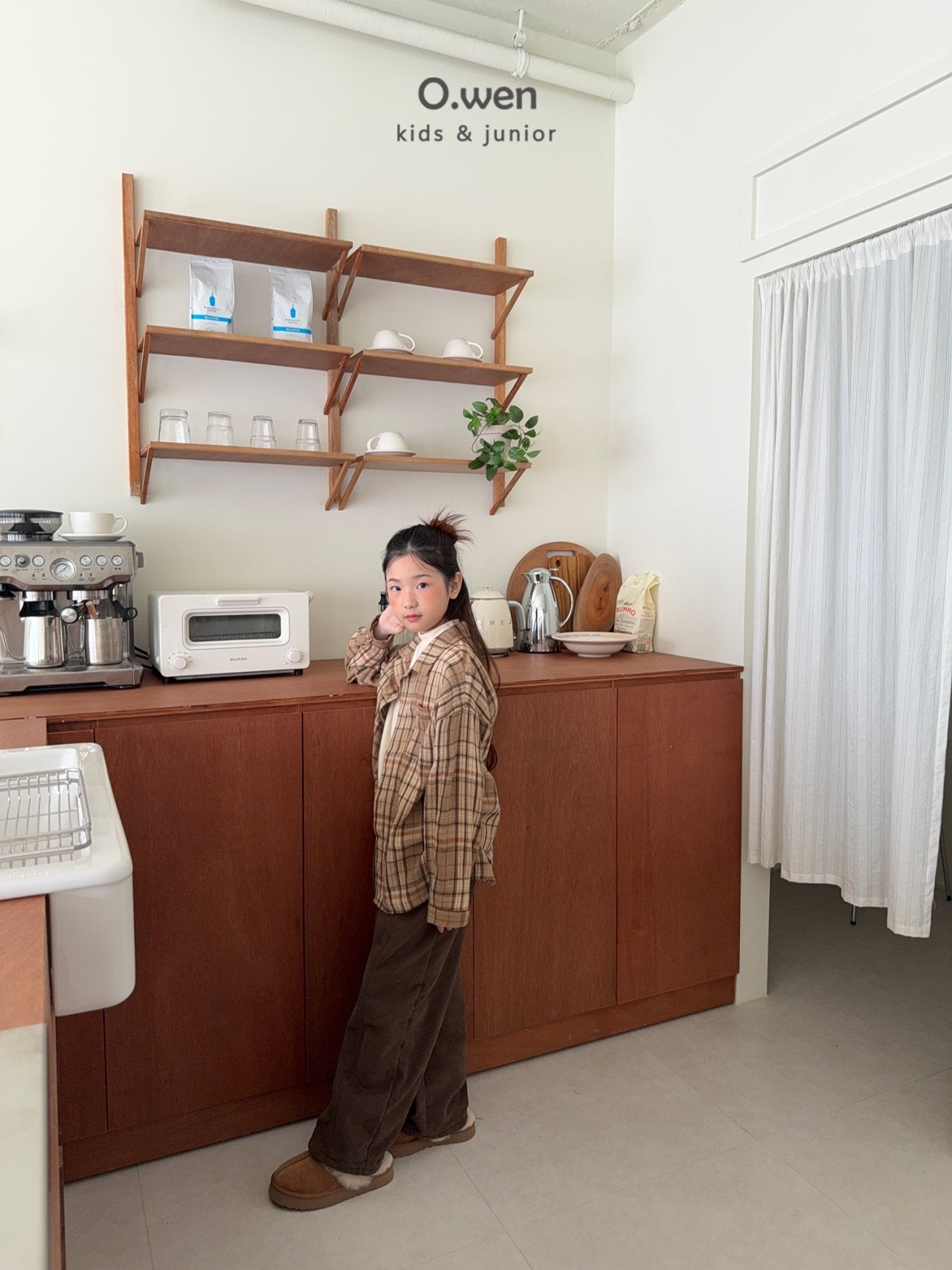 《予約》Rib Check Shirt / O.wen