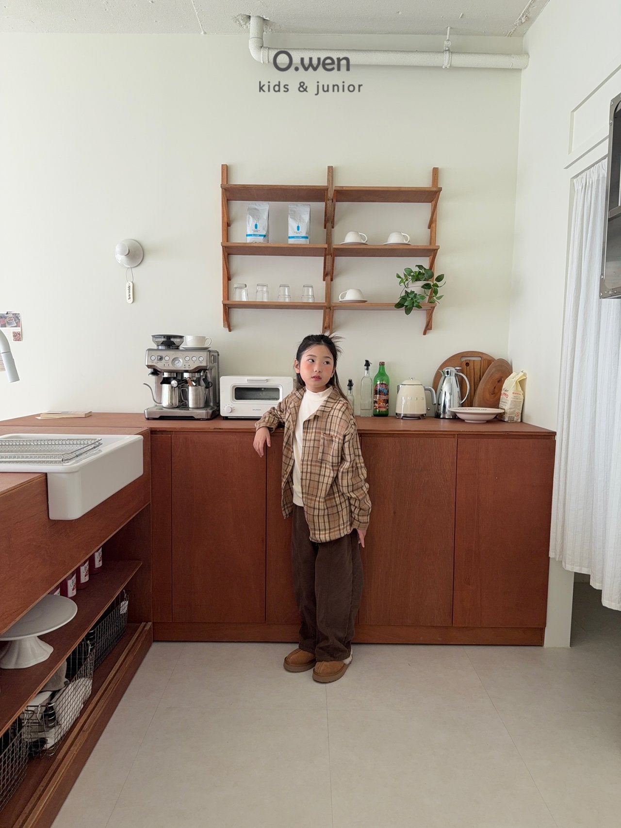 《予約》Rib Check Shirt / O.wen