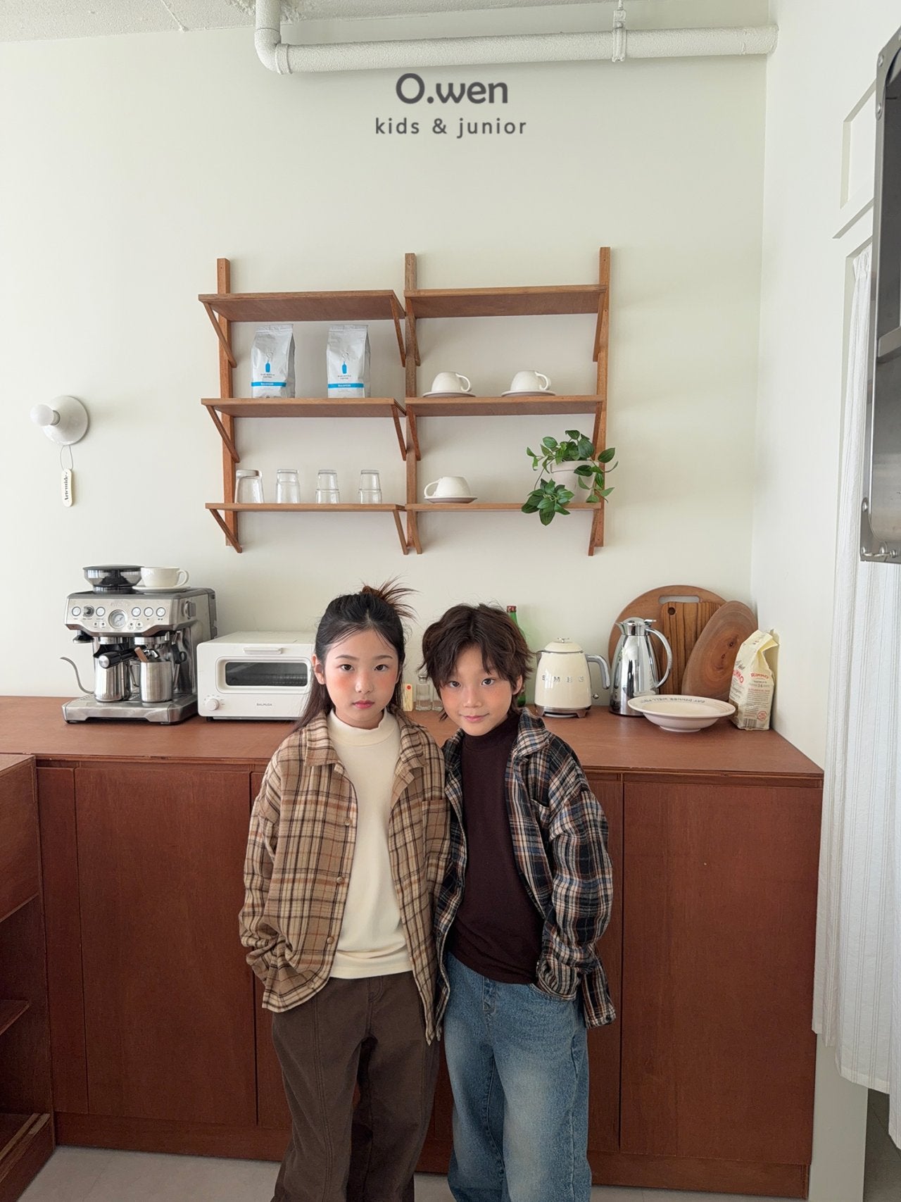 《予約》Rib Check Shirt / O.wen