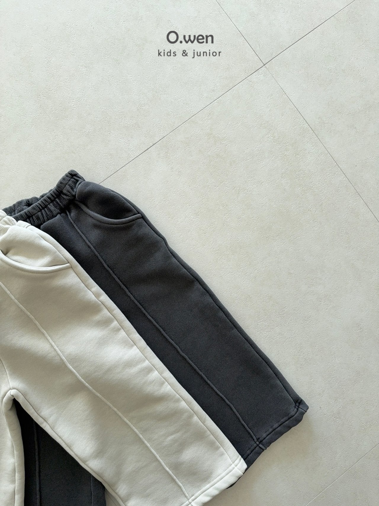 《予約》Pig Pintuck Jogger Pants / O.wen