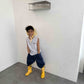 《即納》Line Mix Denim Pants