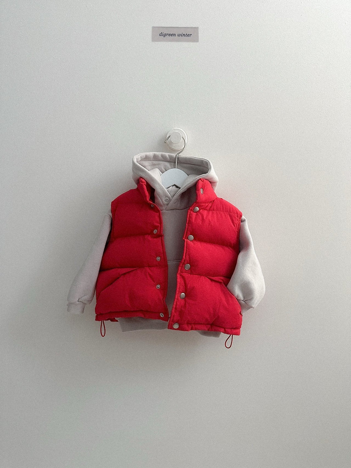 《予約》Vivid Padded Vest / digreen
