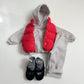 《予約》Vivid Padded Vest / digreen