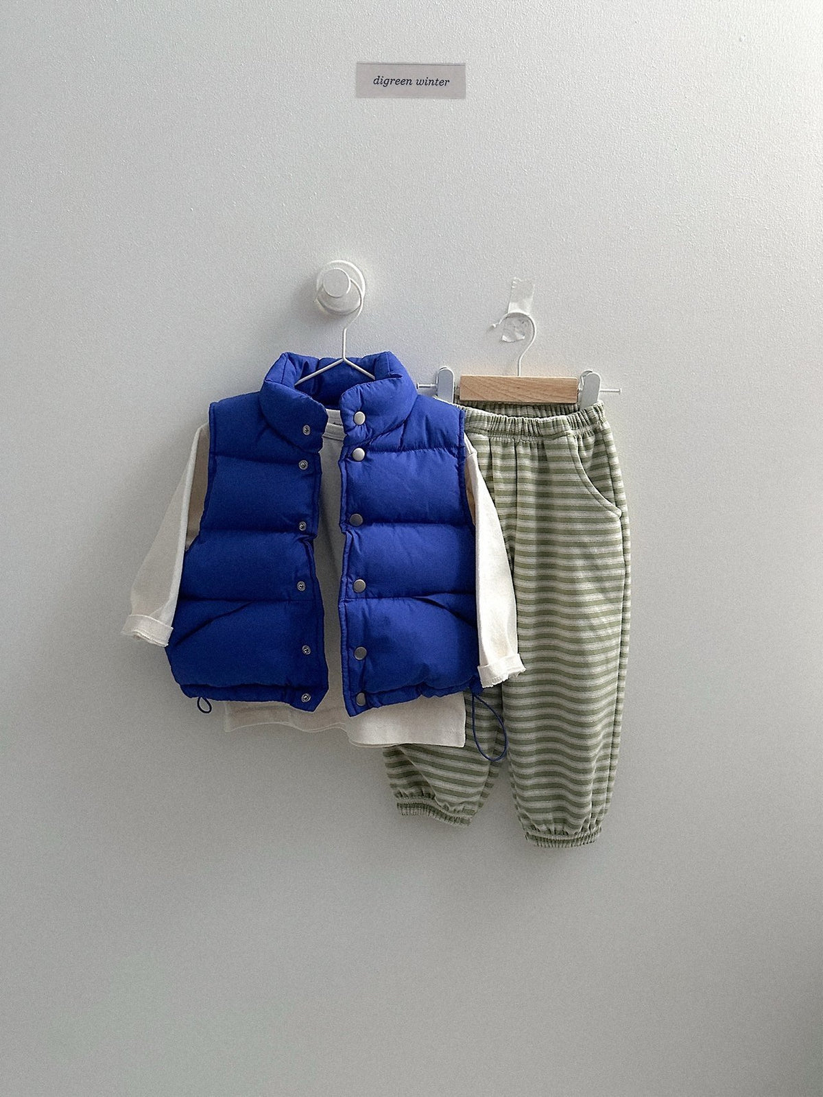 《予約》Vivid Padded Vest / digreen
