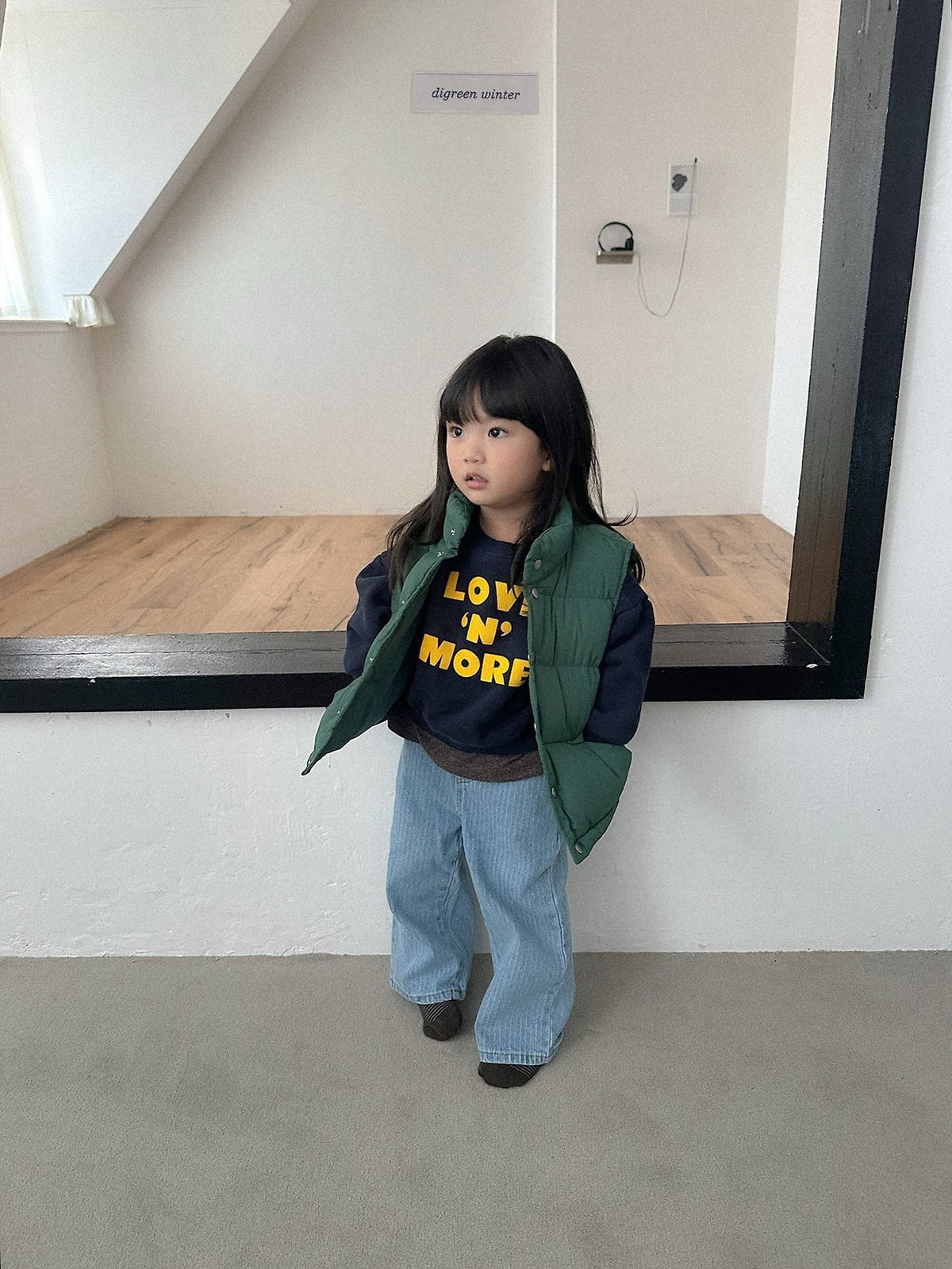 《予約》Vivid Padded Vest / digreen