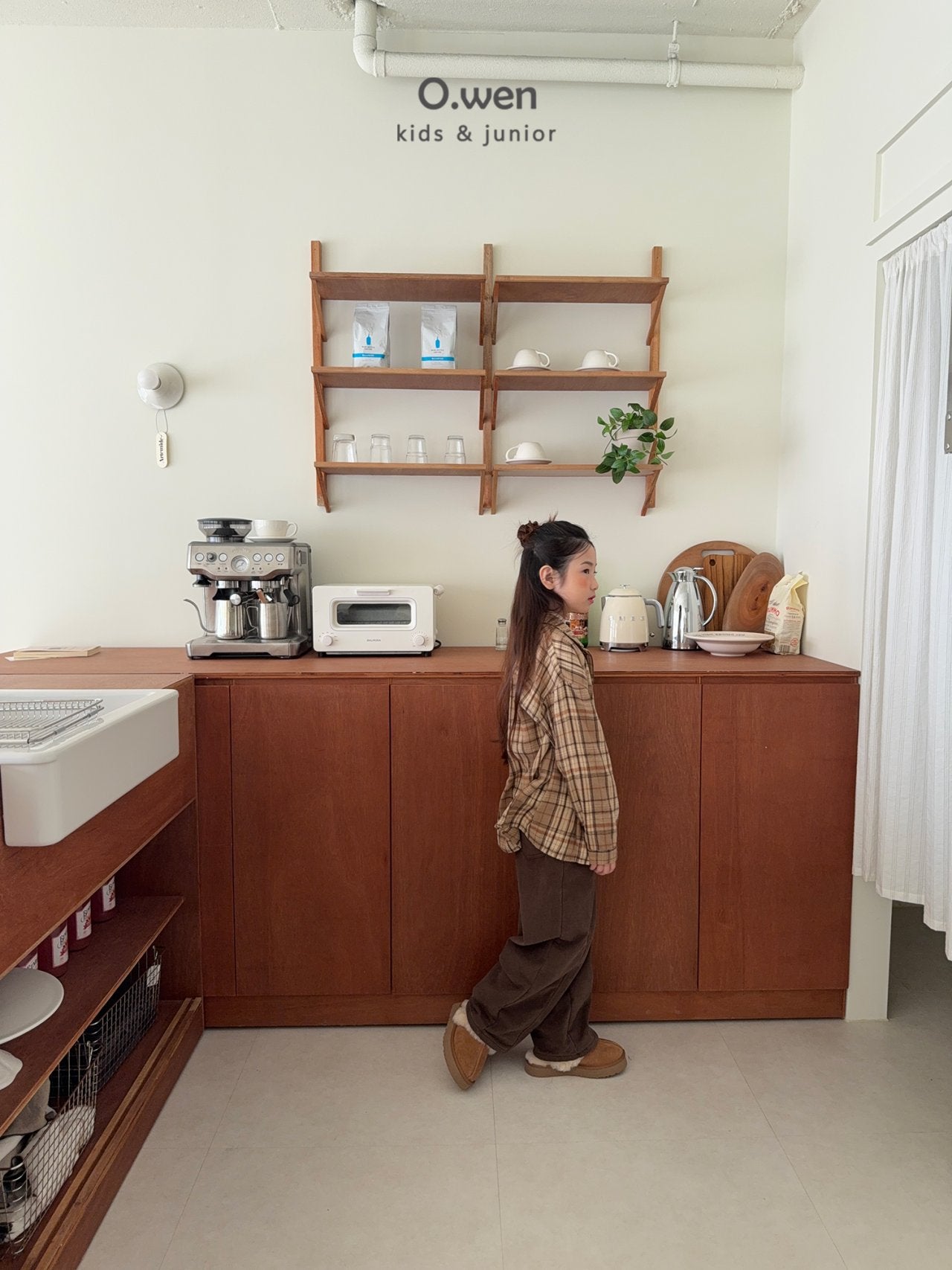 《予約》Peach Cotton Pants / O.wen