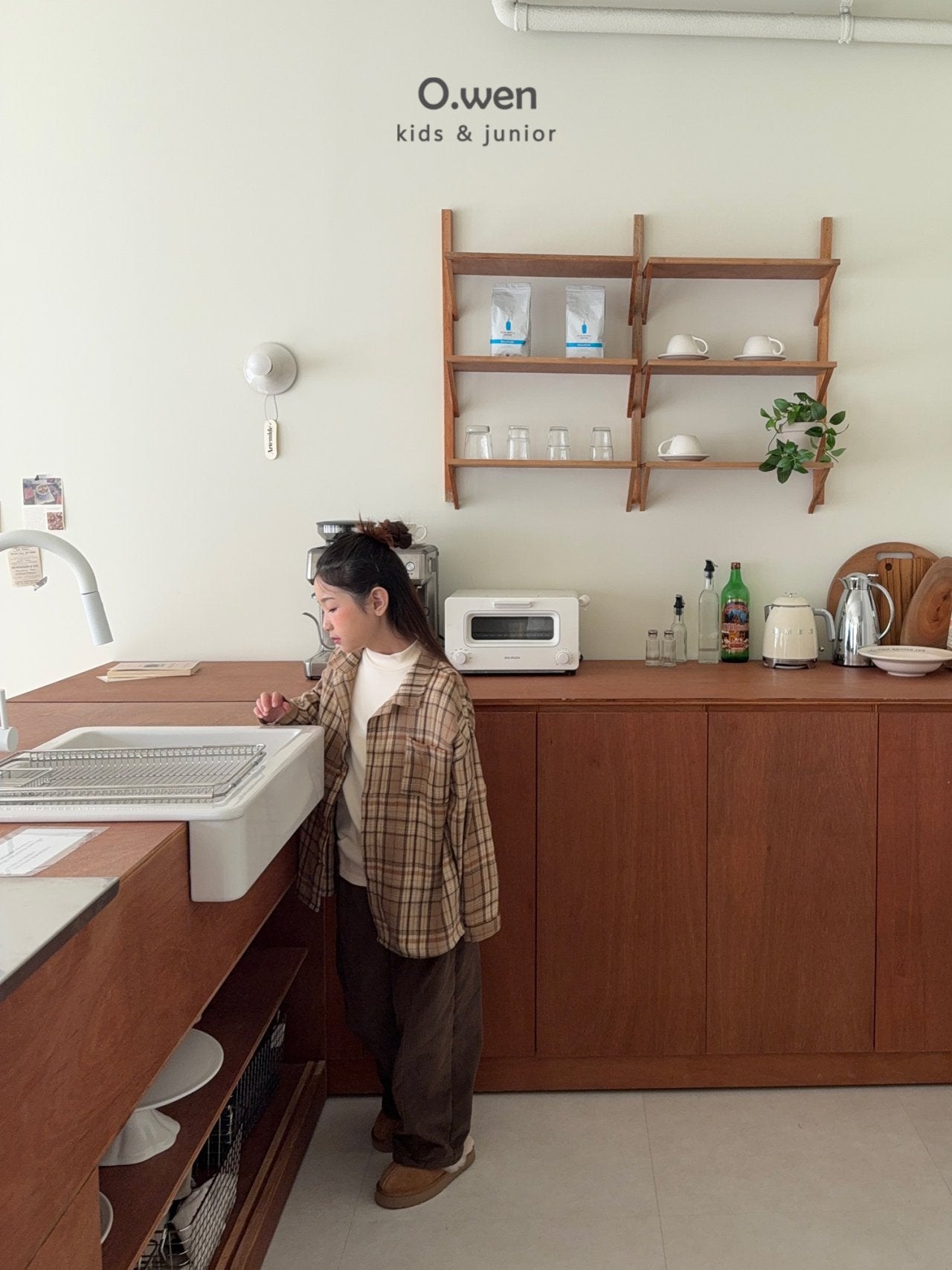 《予約》Peach Cotton Pants / O.wen