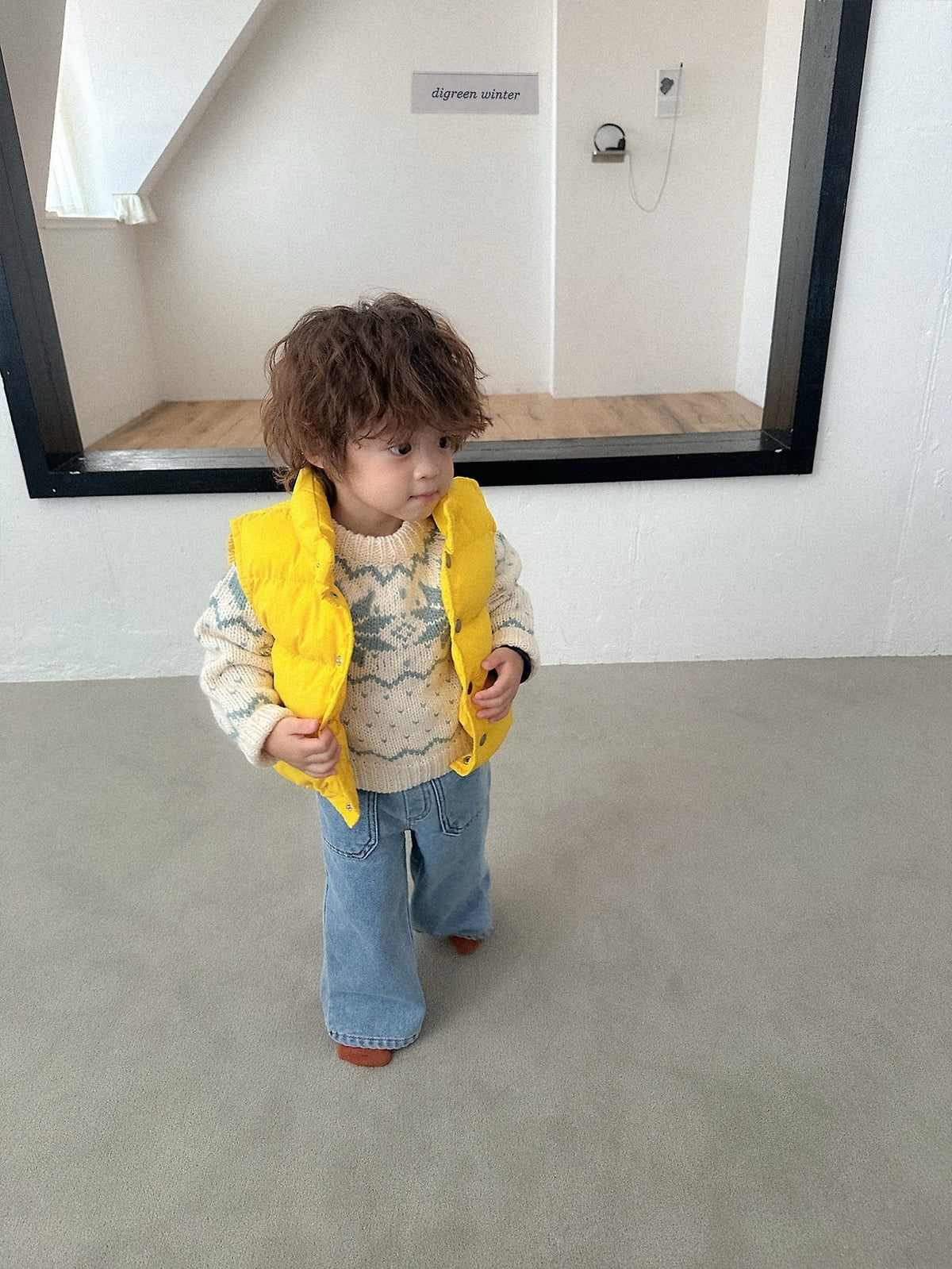 《予約》Vivid Padded Vest / digreen