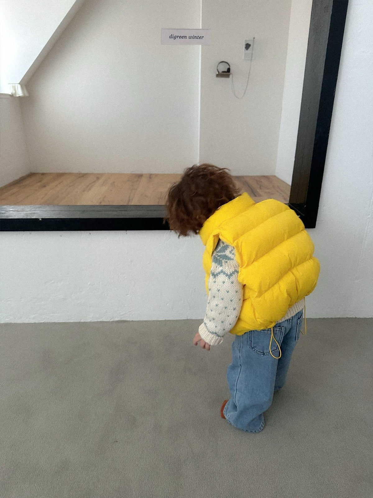 《予約》Vivid Padded Vest / digreen