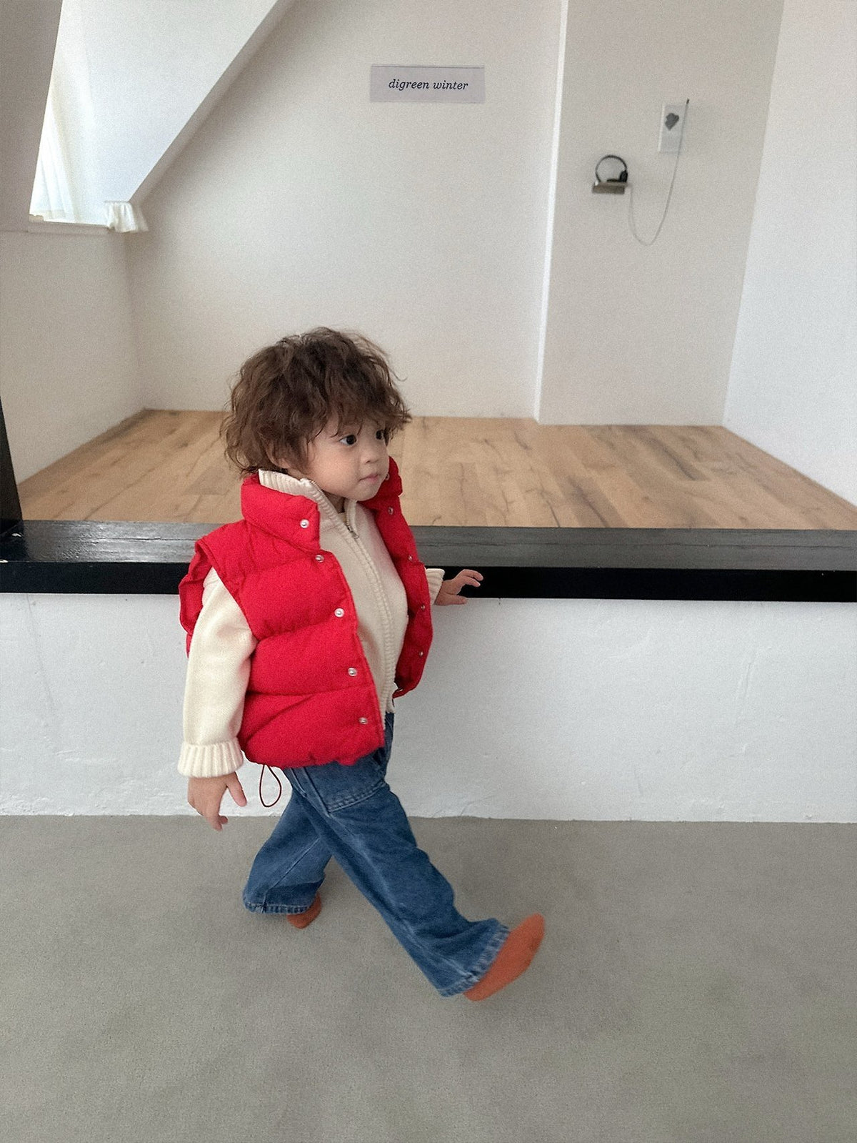 《予約》Vivid Padded Vest / digreen