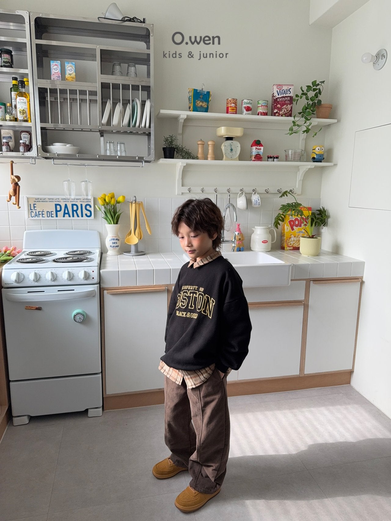 《予約》Peach Cotton Pants / O.wen