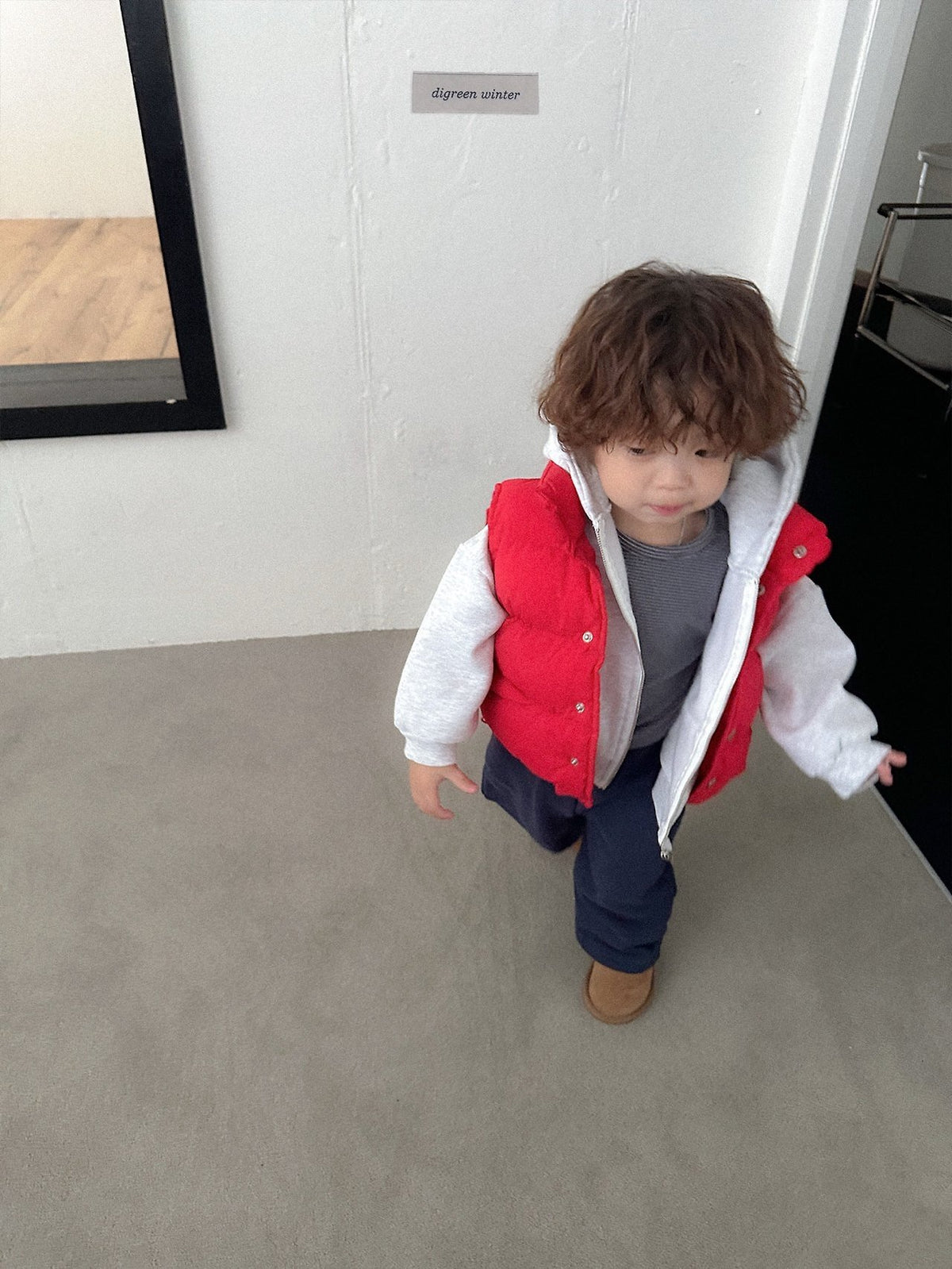 《予約》Vivid Padded Vest / digreen