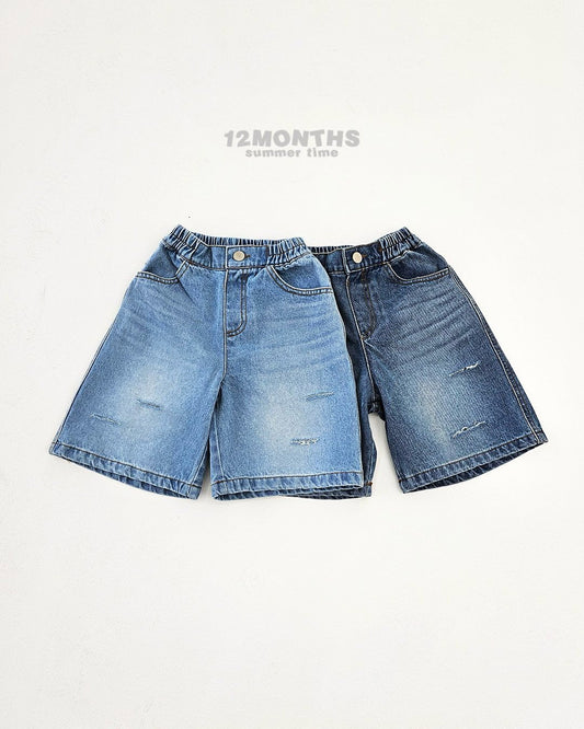 《予約》Damaged Denim Pants / 12months