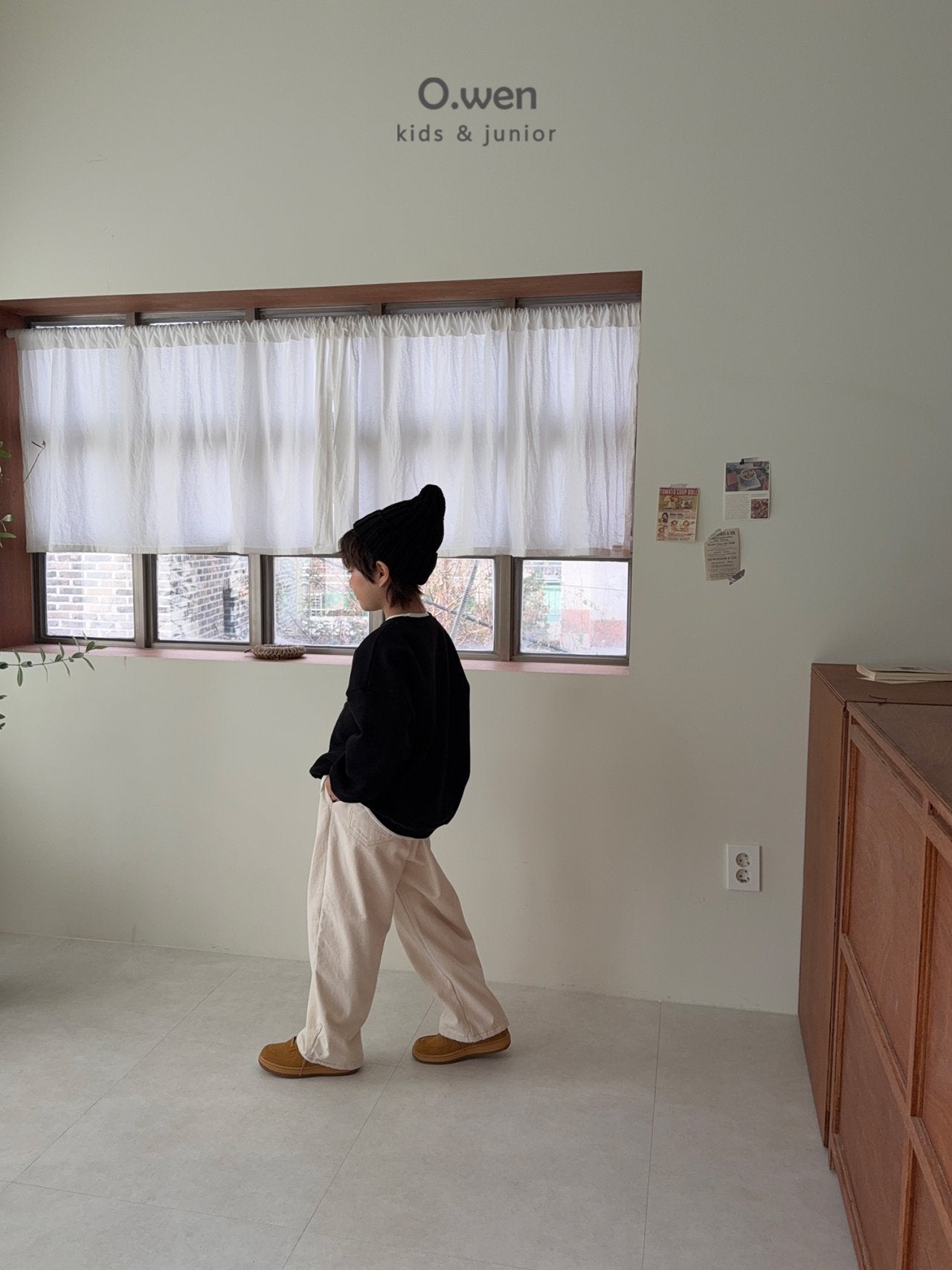 《予約》Peach Cotton Pants / O.wen