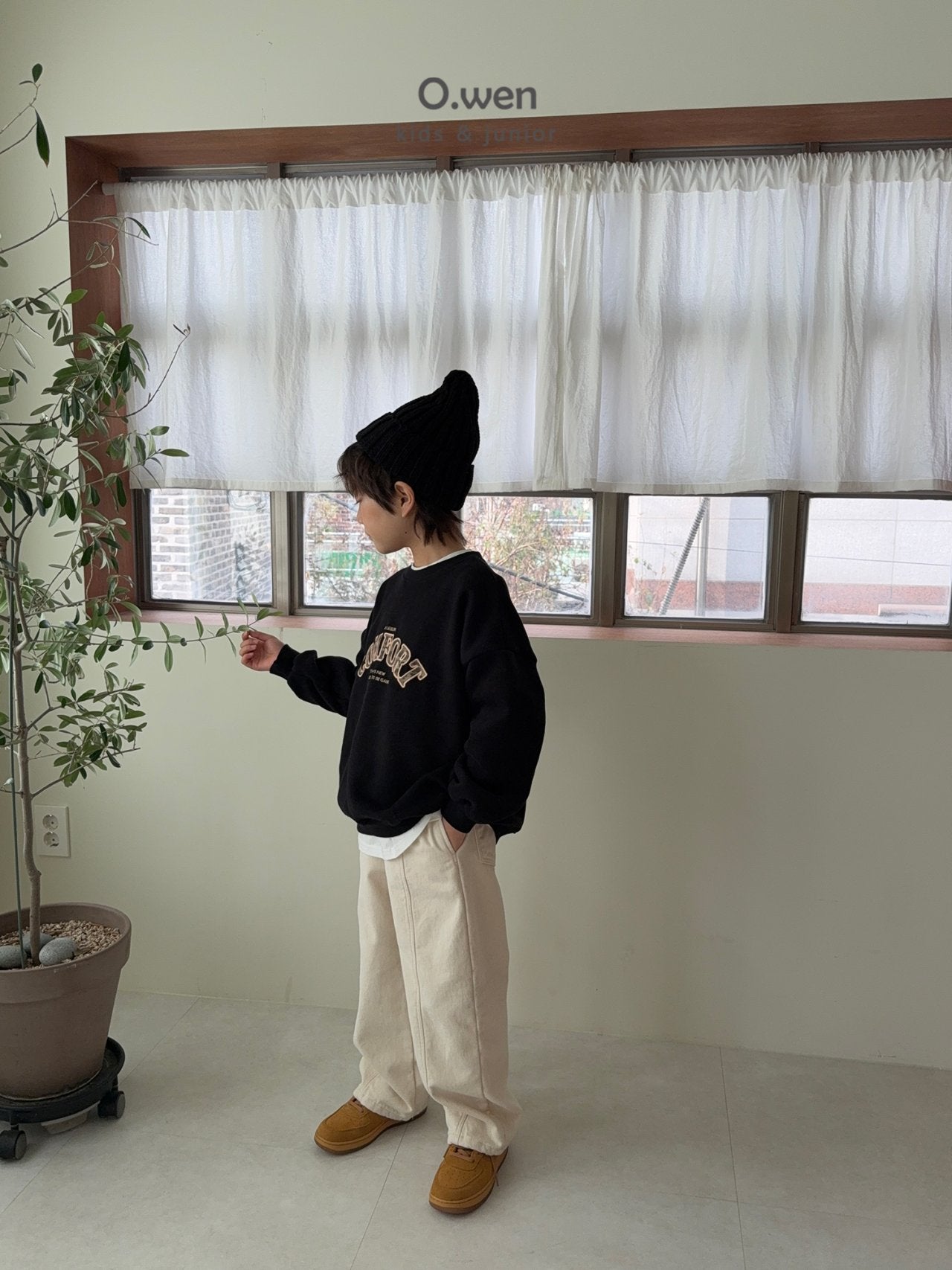 《予約》Peach Cotton Pants / O.wen