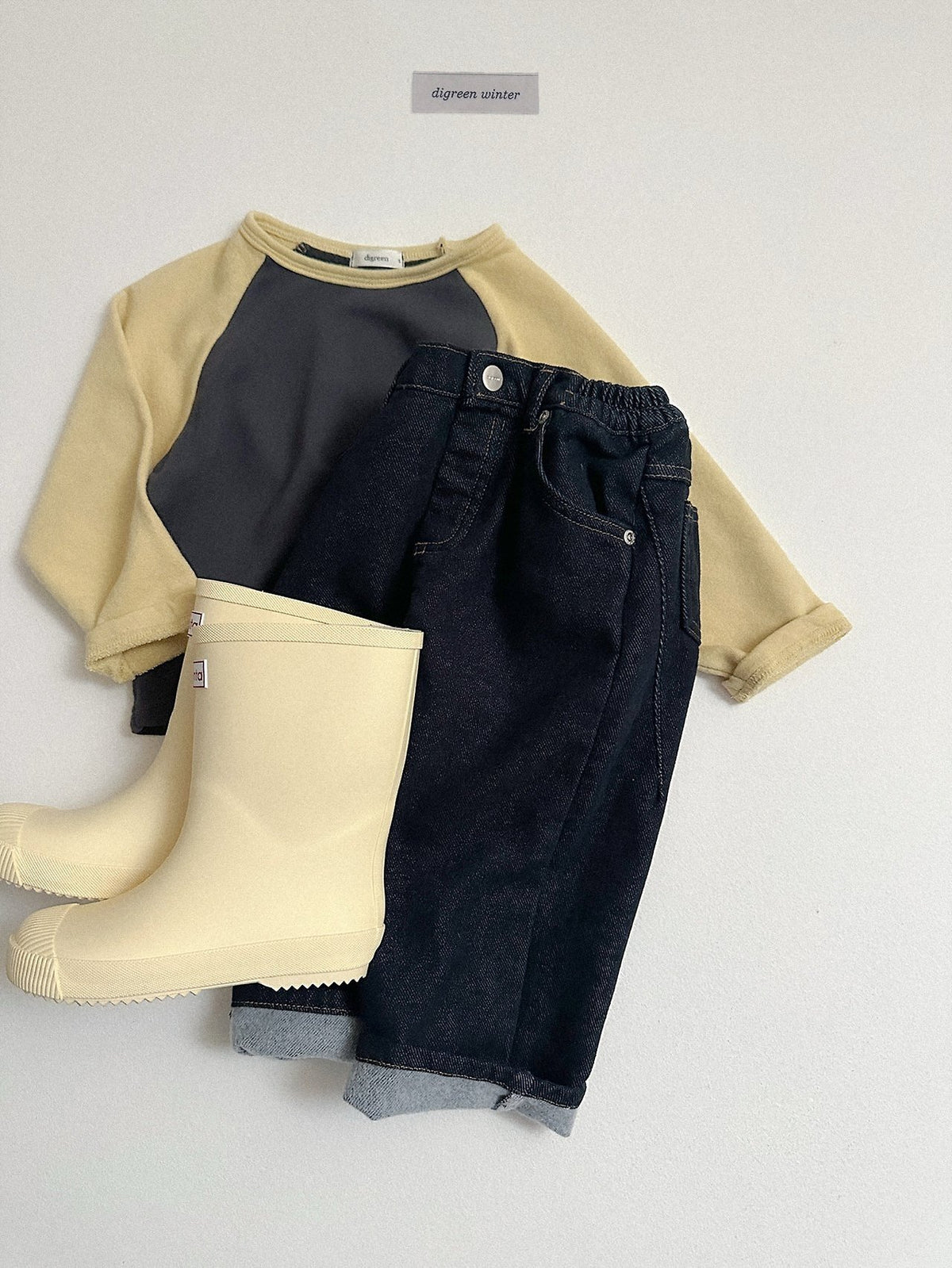 《予約》Node Dart Denim Pants / digreen