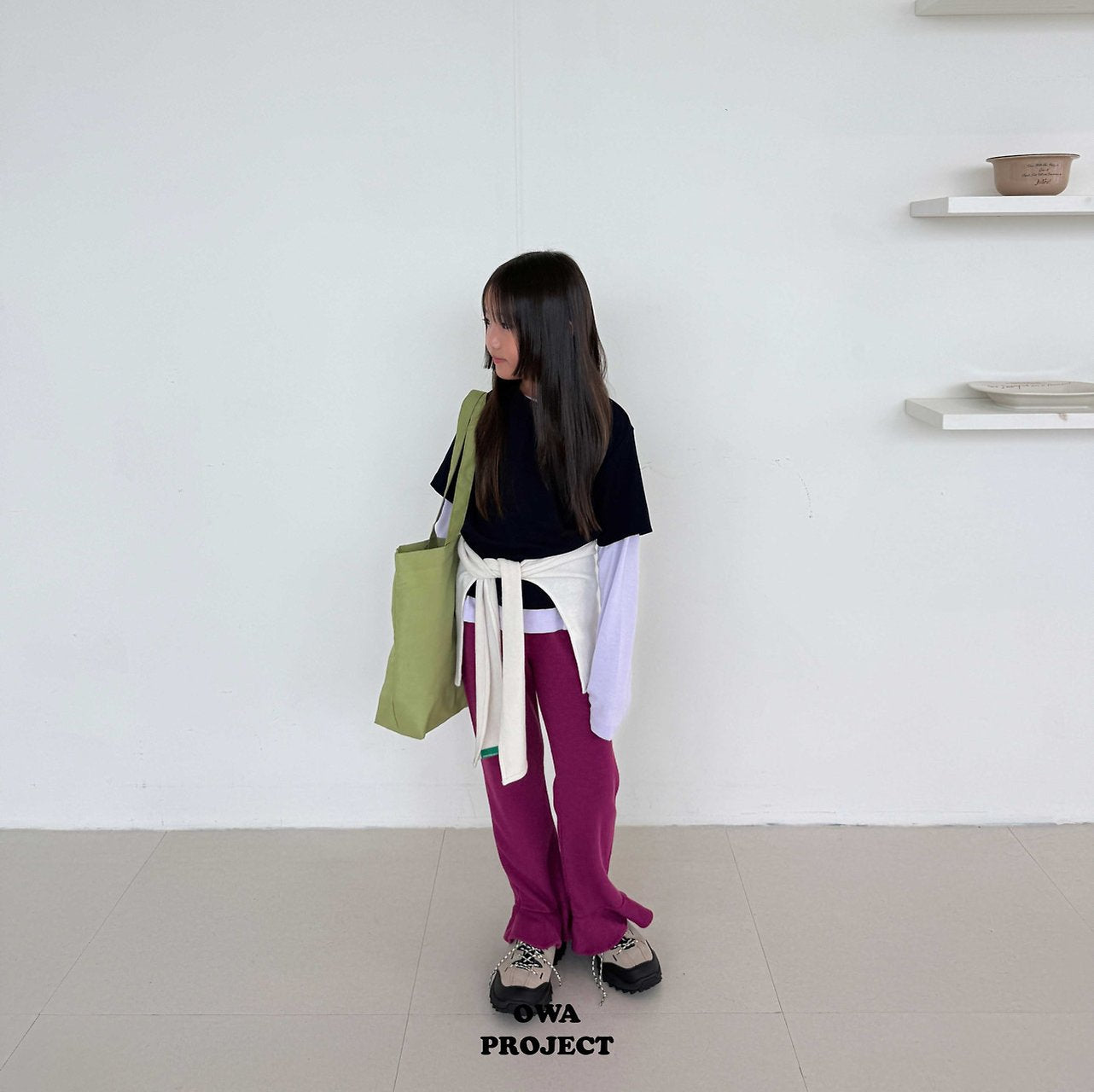 《予約》Layered Shawl / OWA PROJECT