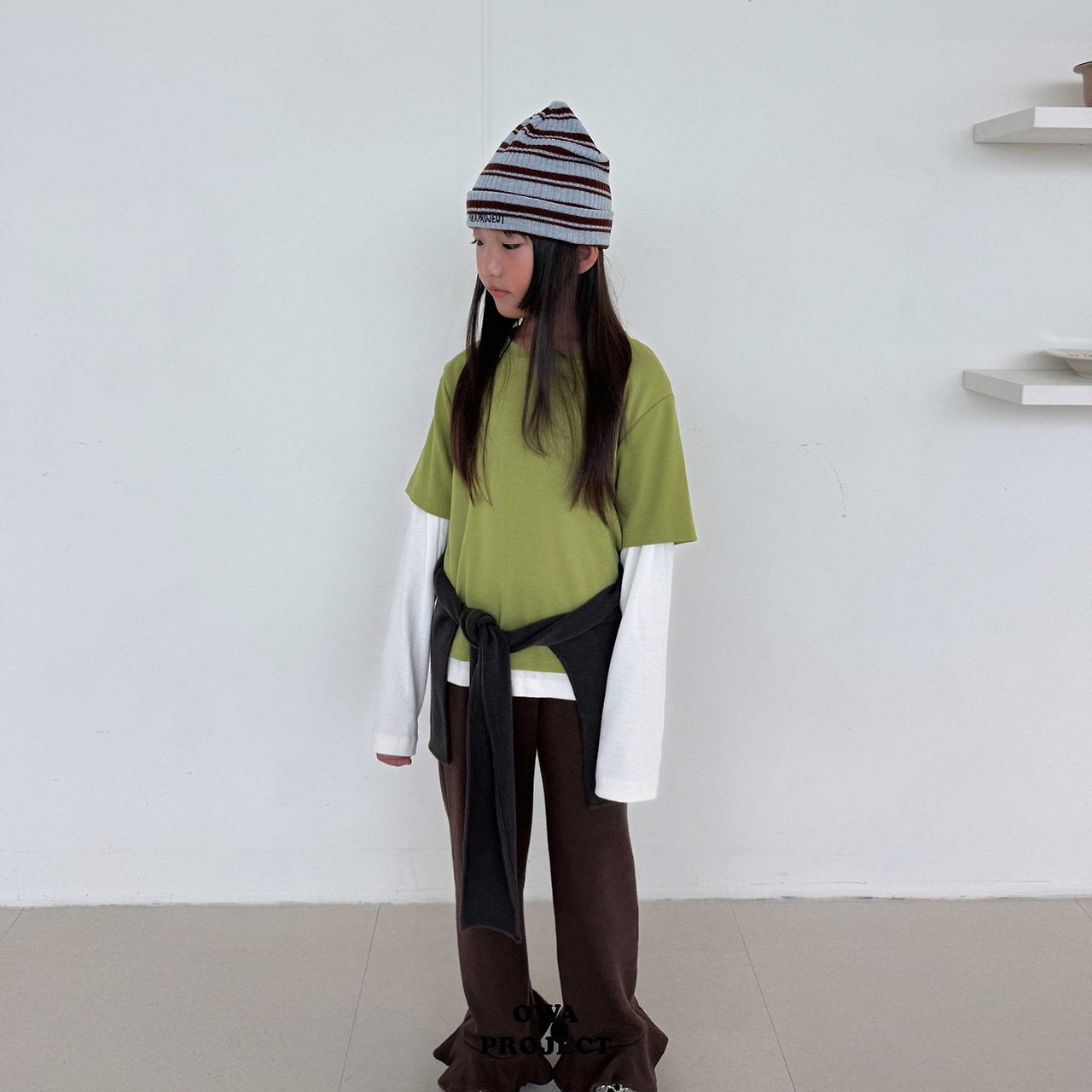 《予約》Layered Shawl / OWA PROJECT