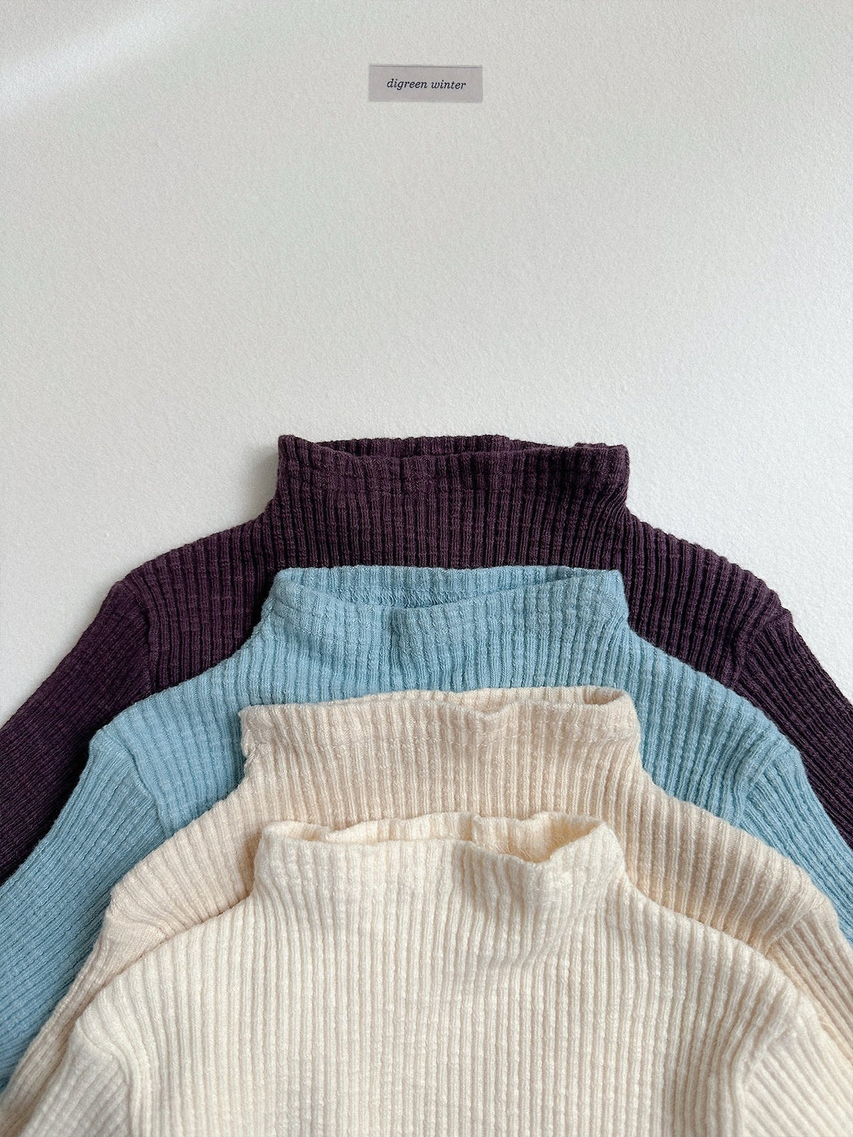 《予約》Taupe Turtle Neck Tee / digreen