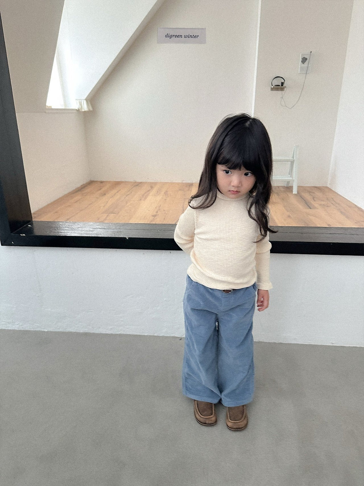《予約》Taupe Turtle Neck Tee / digreen