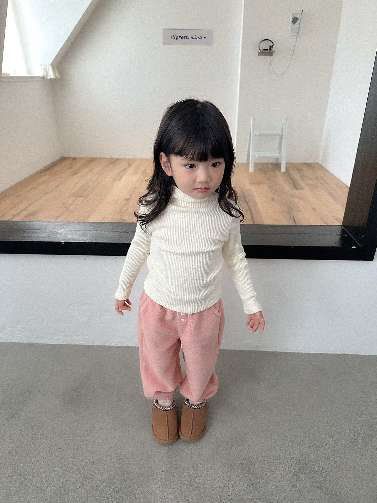 《予約》Taupe Turtle Neck Tee / digreen