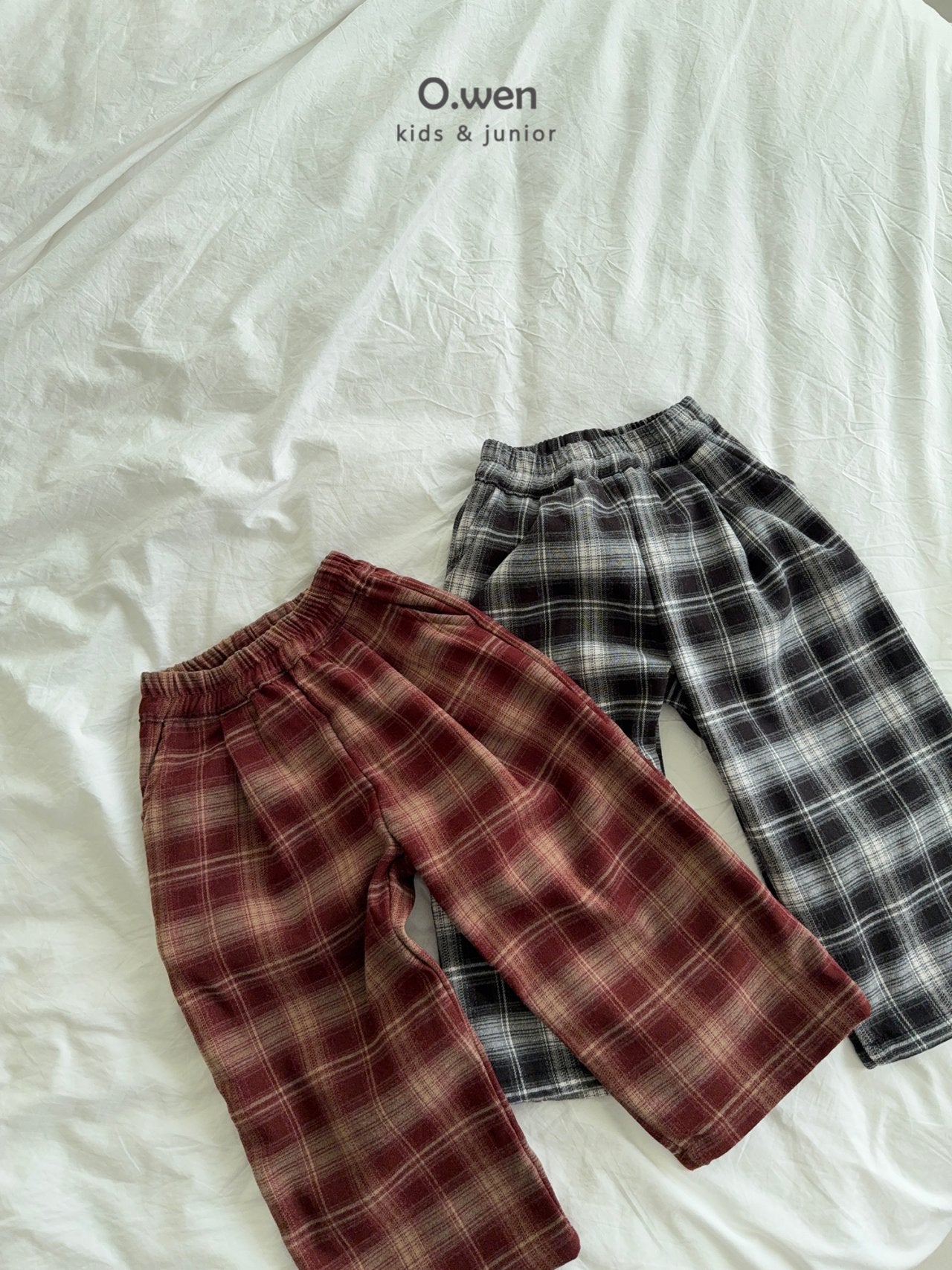 《予約》Ronron Check Pants / O.wen