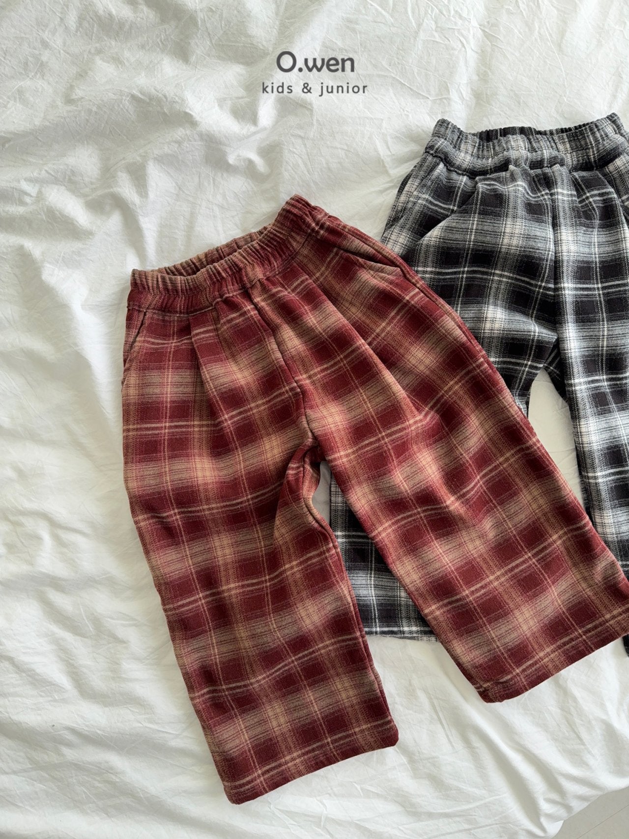 《予約》Ronron Check Pants / O.wen
