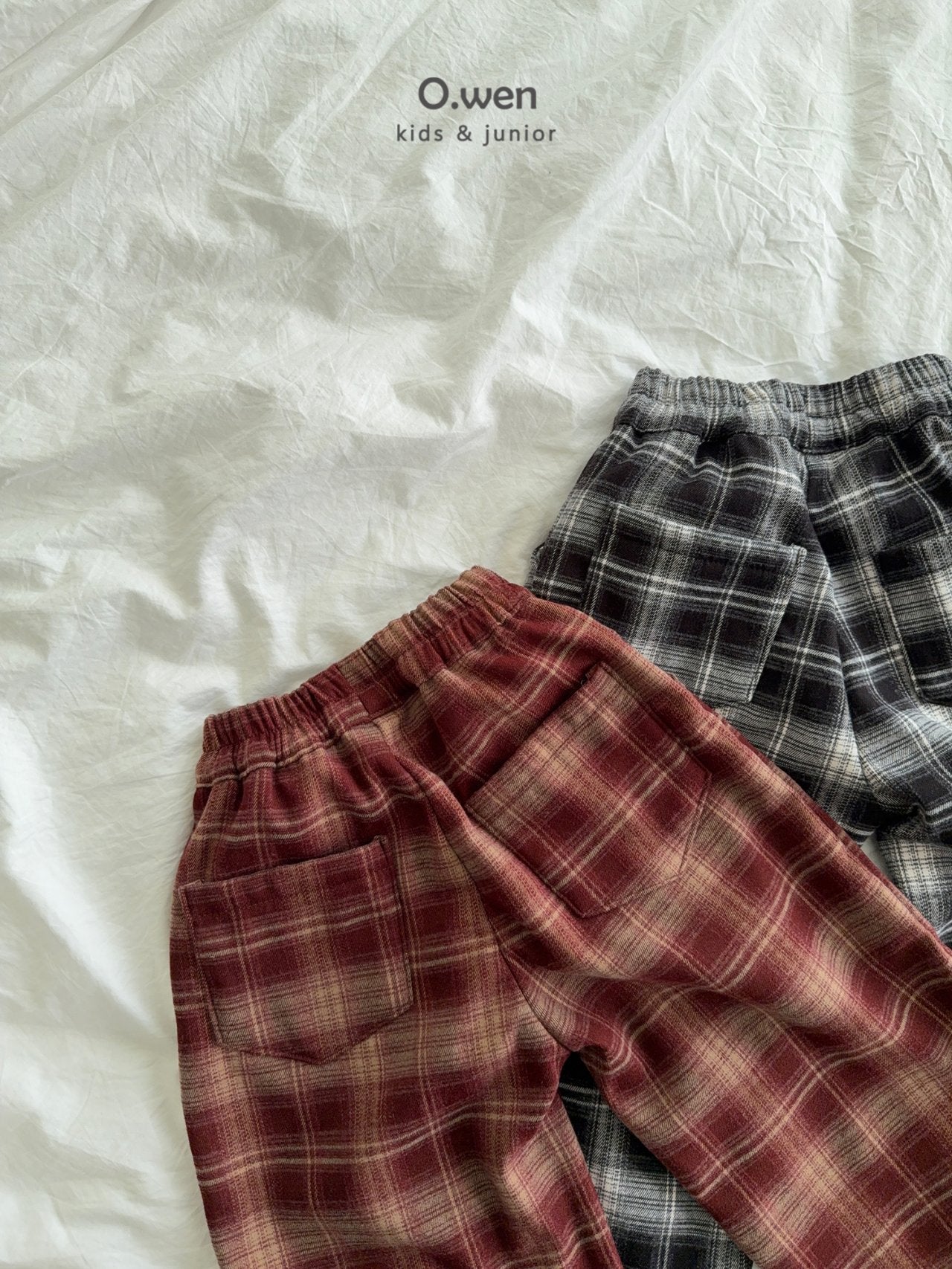 《予約》Ronron Check Pants / O.wen