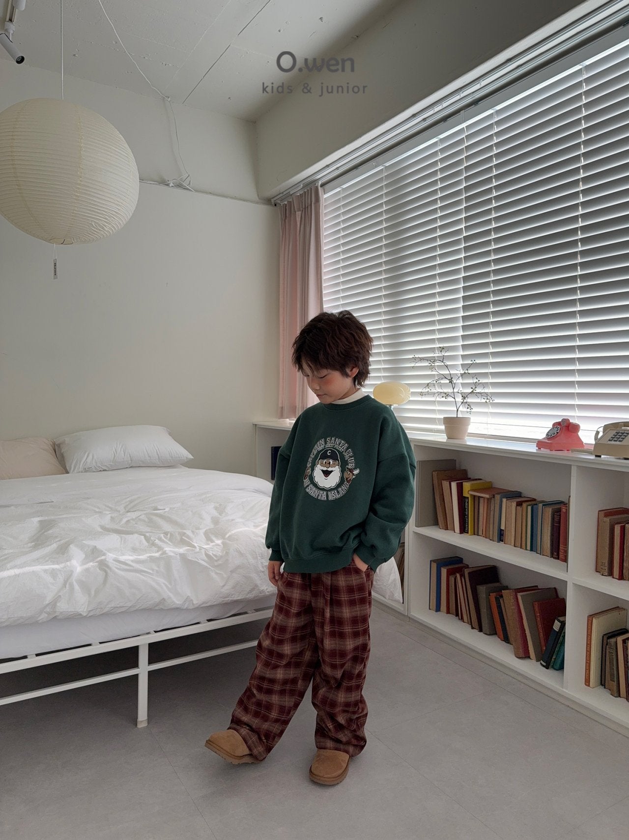 《予約》Ronron Check Pants / O.wen