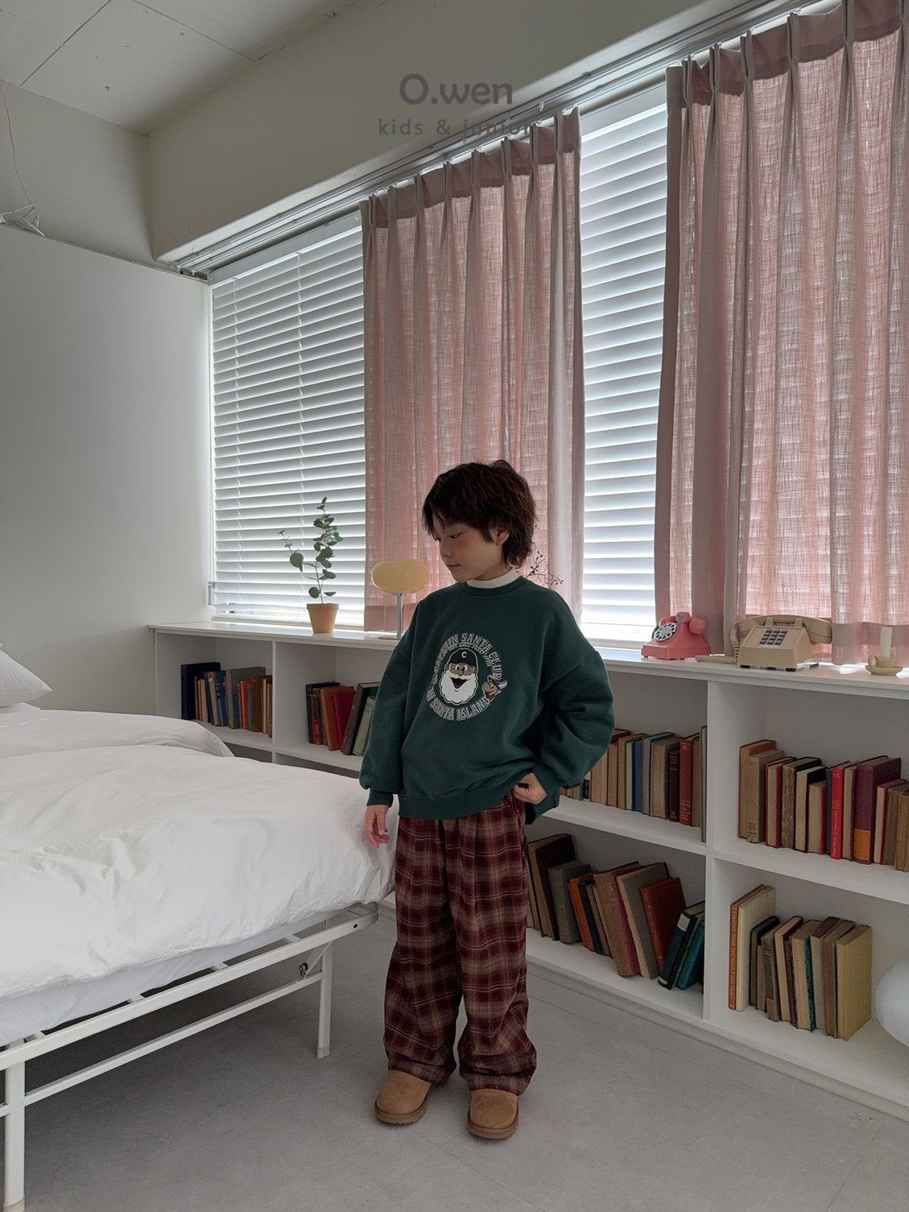 《予約》Ronron Check Pants / O.wen