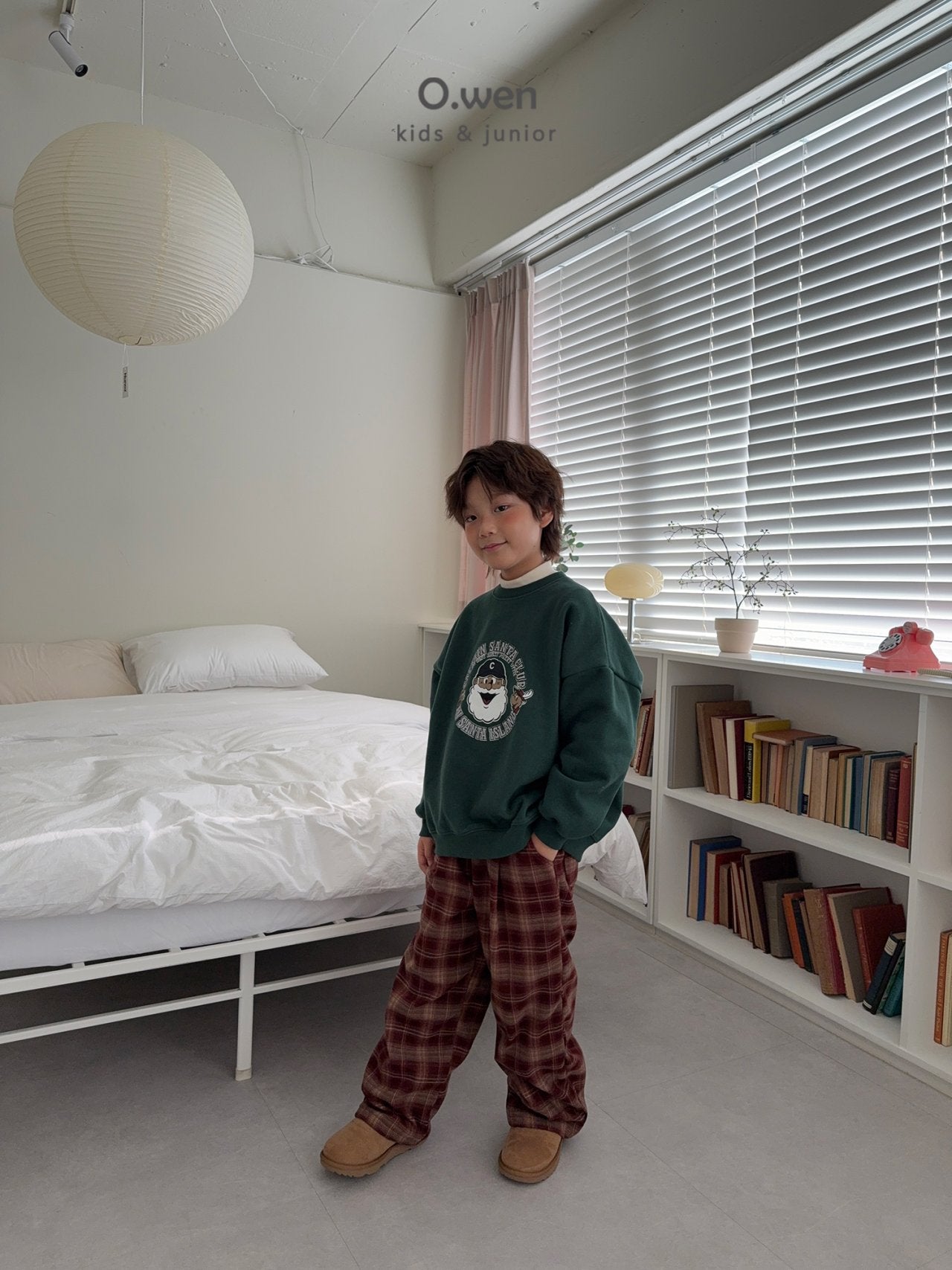 《予約》Ronron Check Pants / O.wen