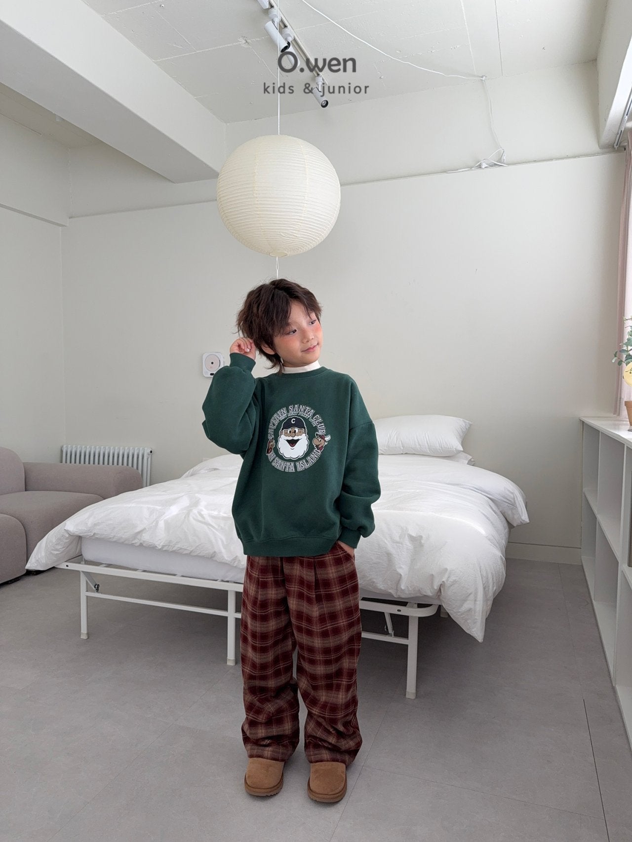 《予約》Ronron Check Pants / O.wen