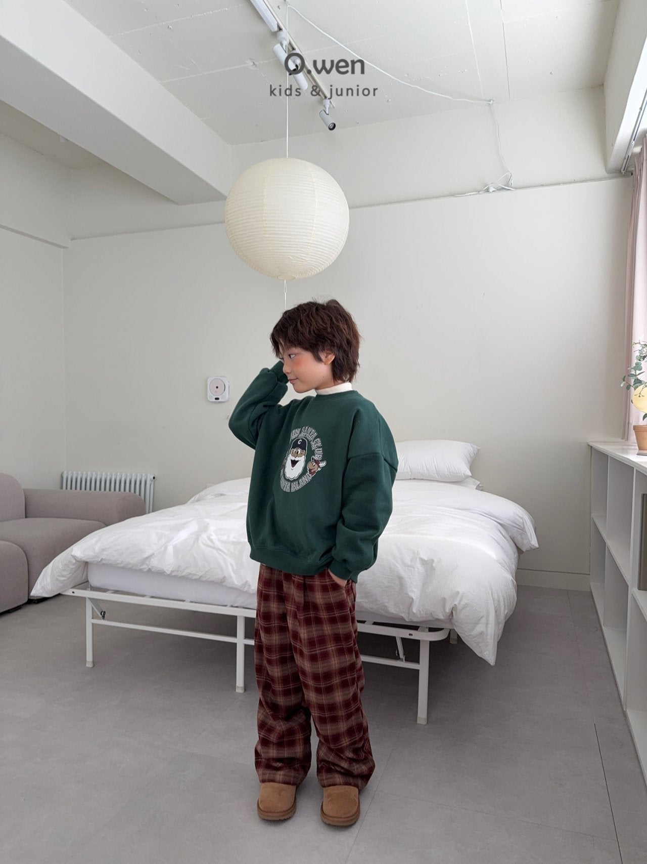 《予約》Ronron Check Pants / O.wen