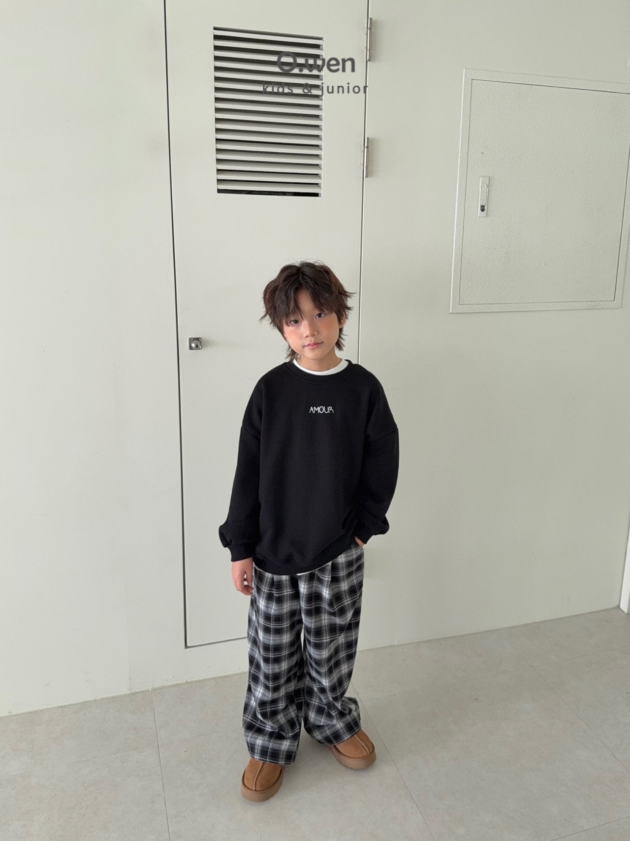 《予約》Ronron Check Pants / O.wen