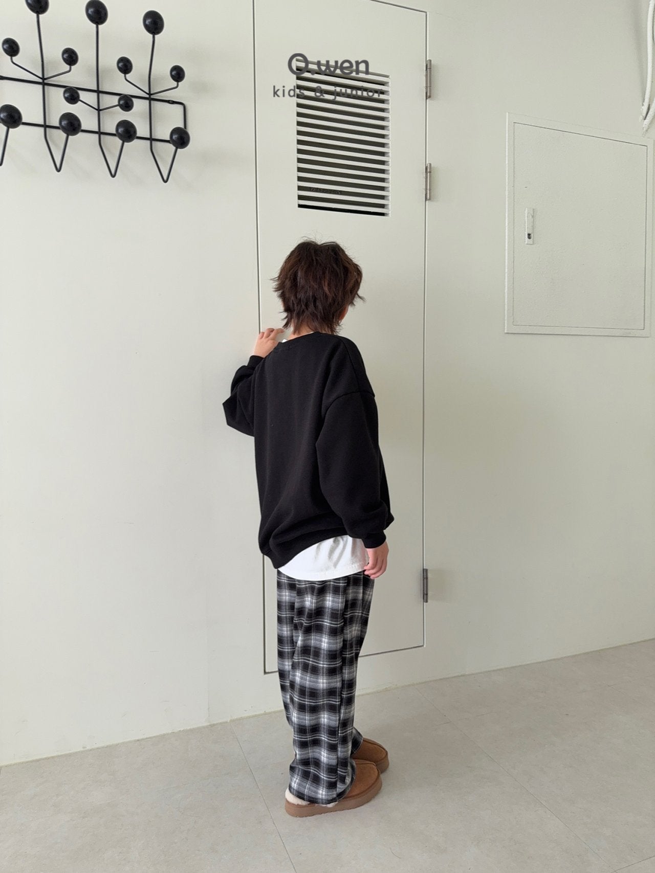 《予約》Ronron Check Pants / O.wen